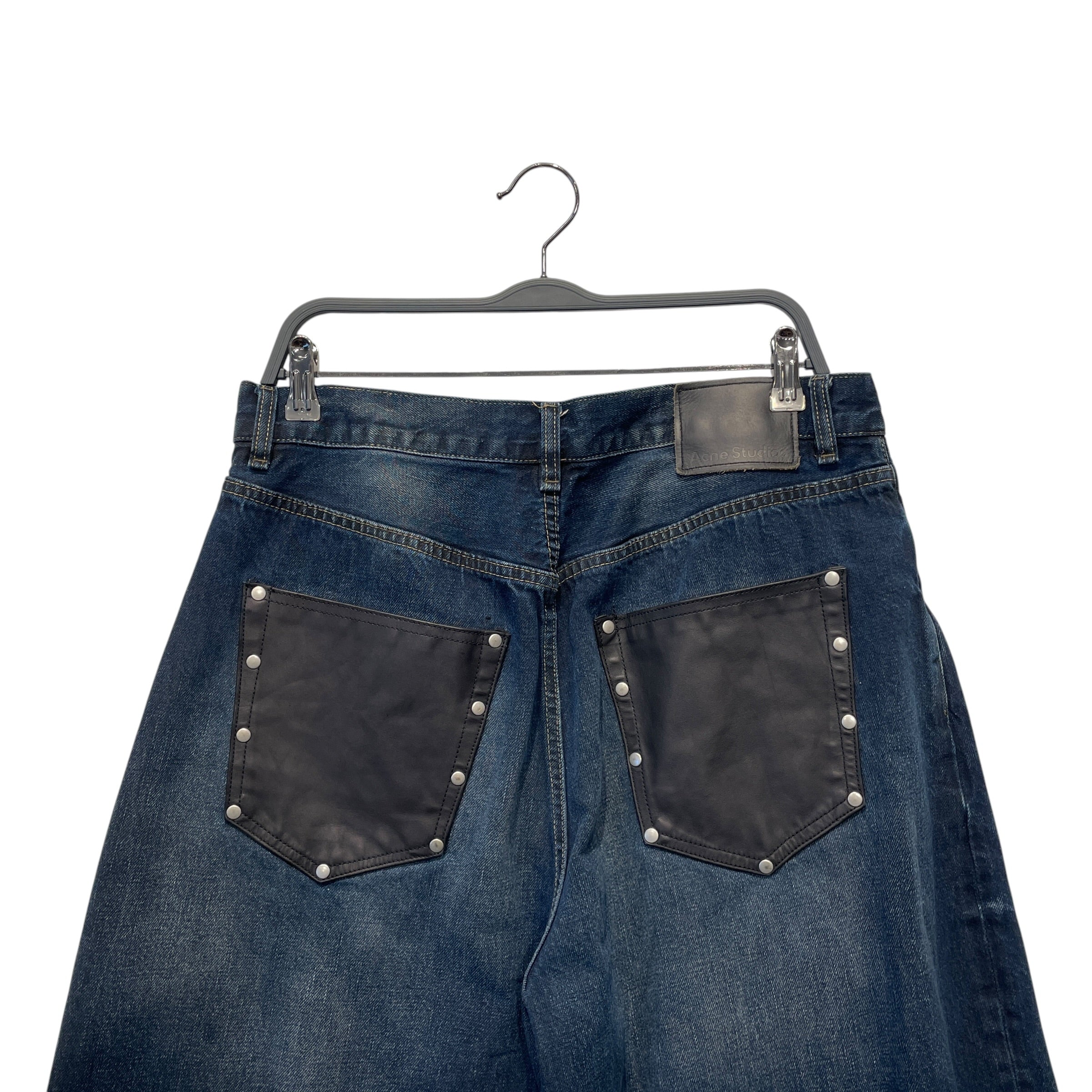 Acne Studios/Pants/48/Denim/IDG/2023M LEATHER POCKET view 6