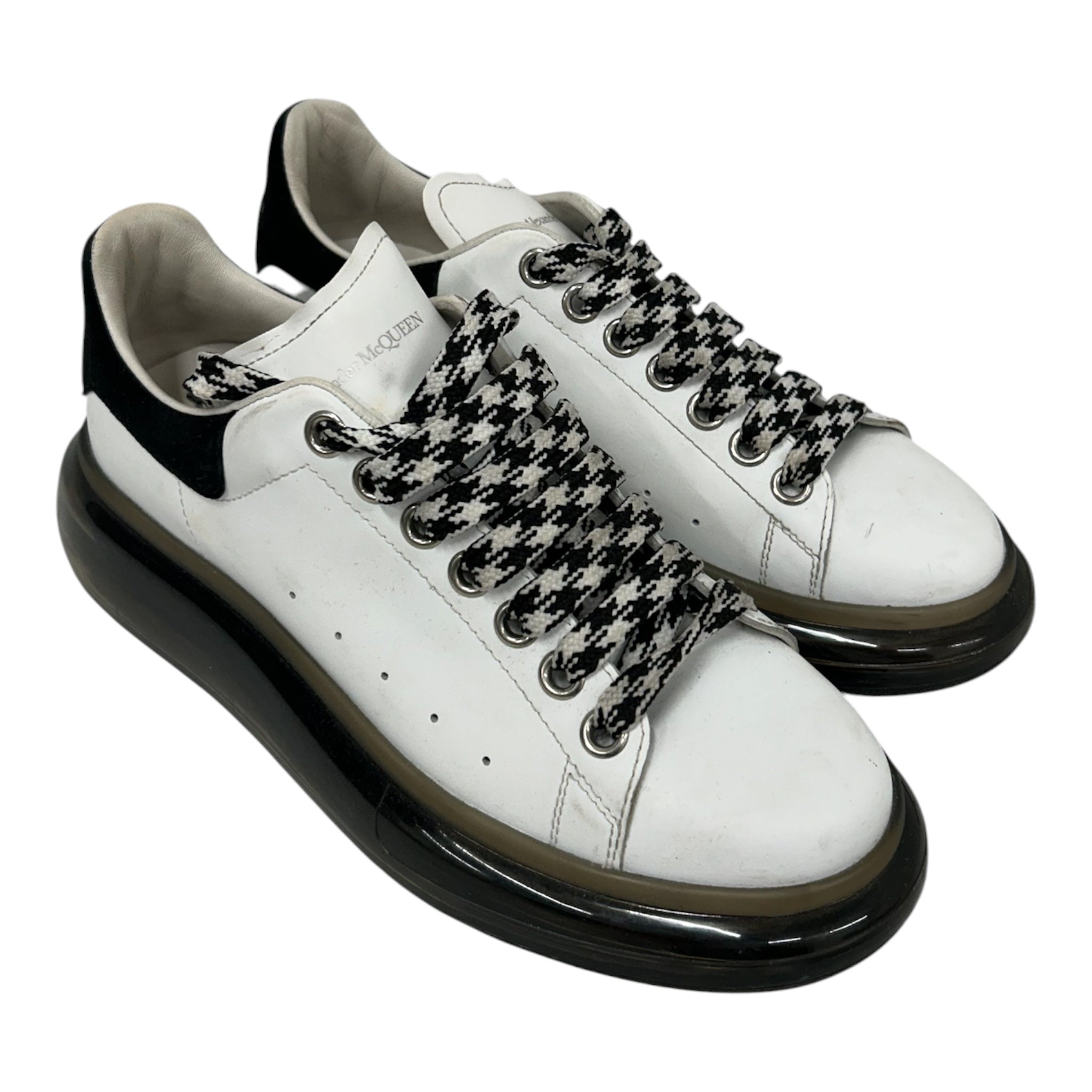 Alexander McQueen/Low-Sneakers/US 7.5/Leather/WHT/OVERSIZED SNEAKER view 1
