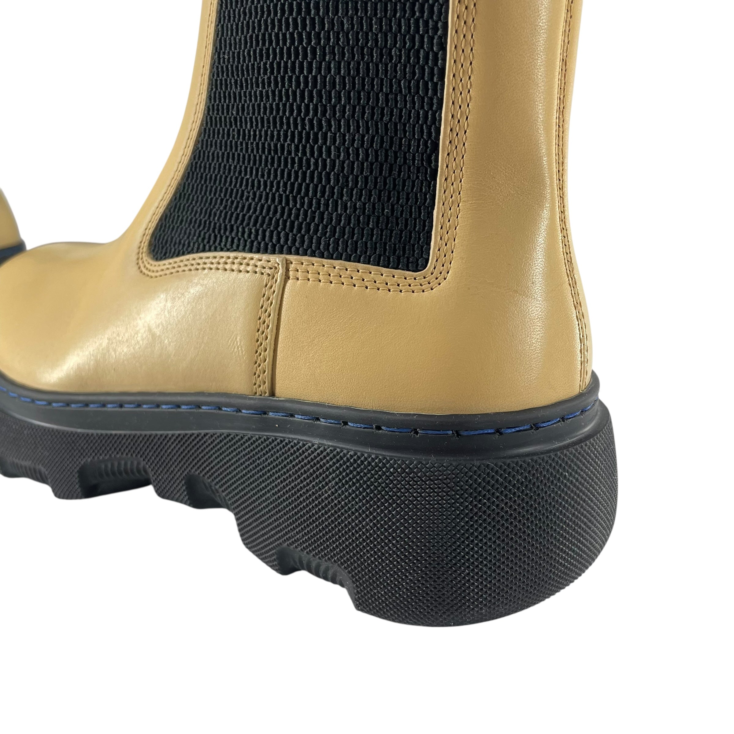 BURBERRY/Boots/EU 37.5/Leather/BEG/CREEPER CHELSEA view 7