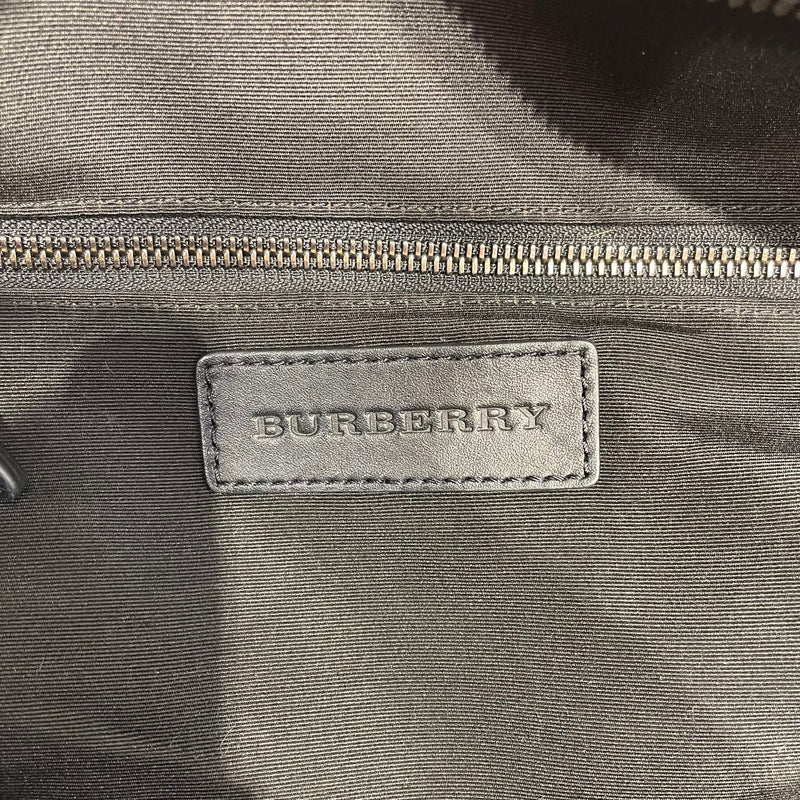 BURBERRY/Boston Bag/BLK/Leather/