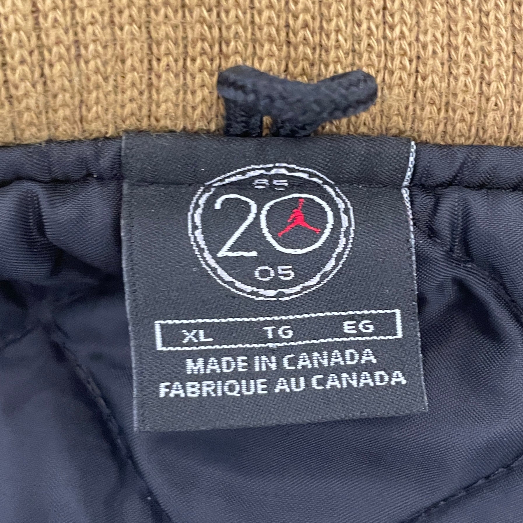 NIKE/Leather Jkt/XL/Wool/BLK/JORDAN DMP VARSITY view 3