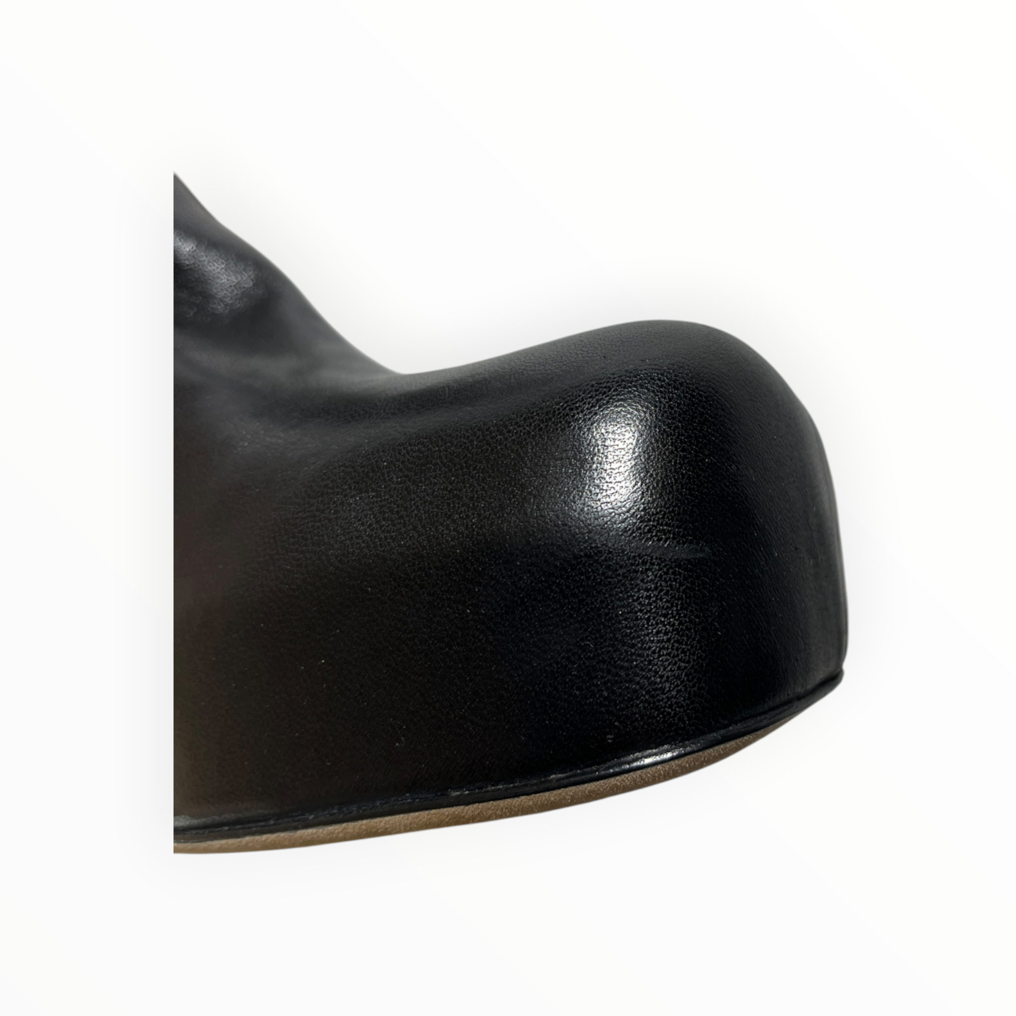 BOTTEGA VENETA/Heels/US 5.5/Leather/BLK/SOCK BOOTS view 9