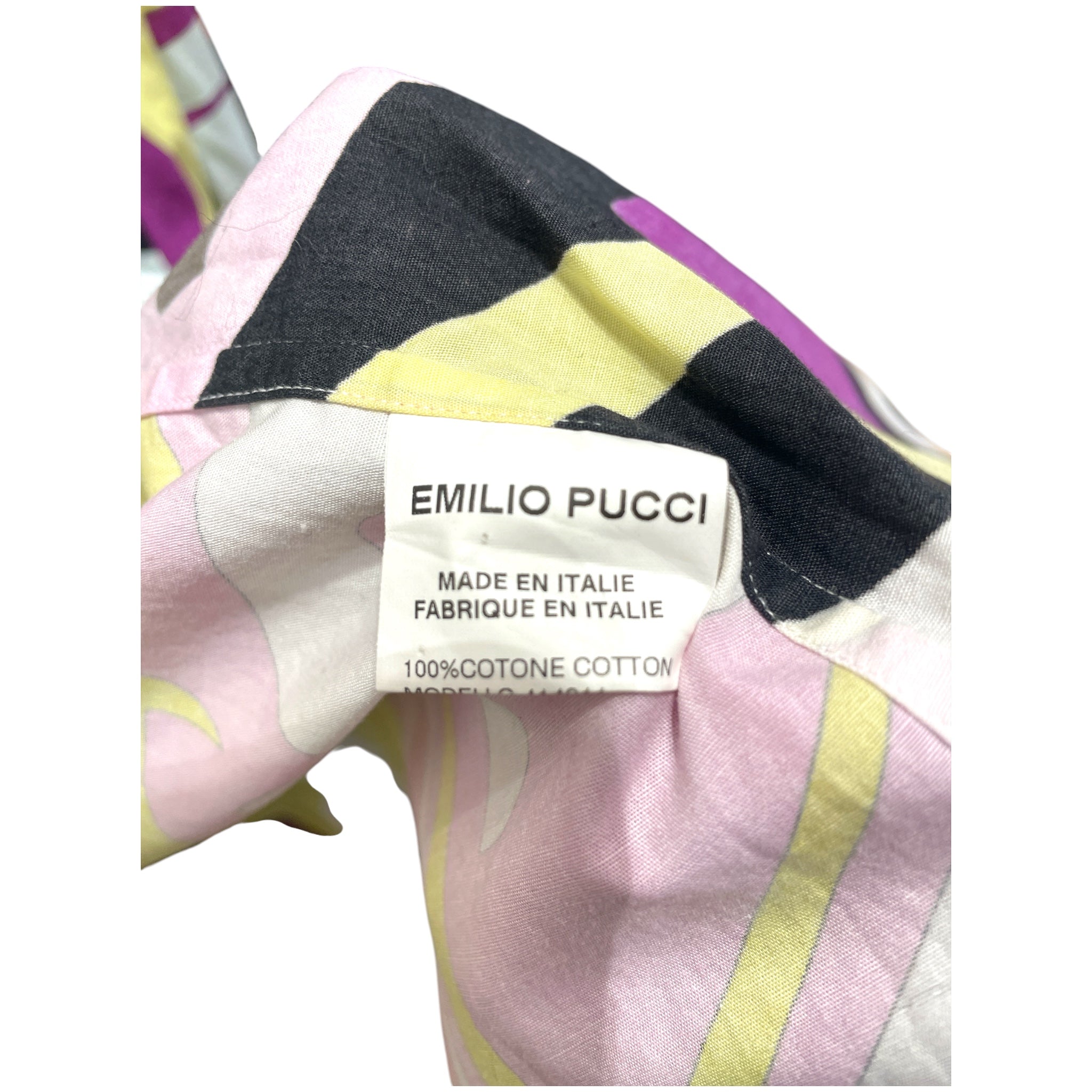 EMILIO PUCCI/LS Blouse/M/All Over Print/Cotton/MLT/Butterfly Blouse view 4