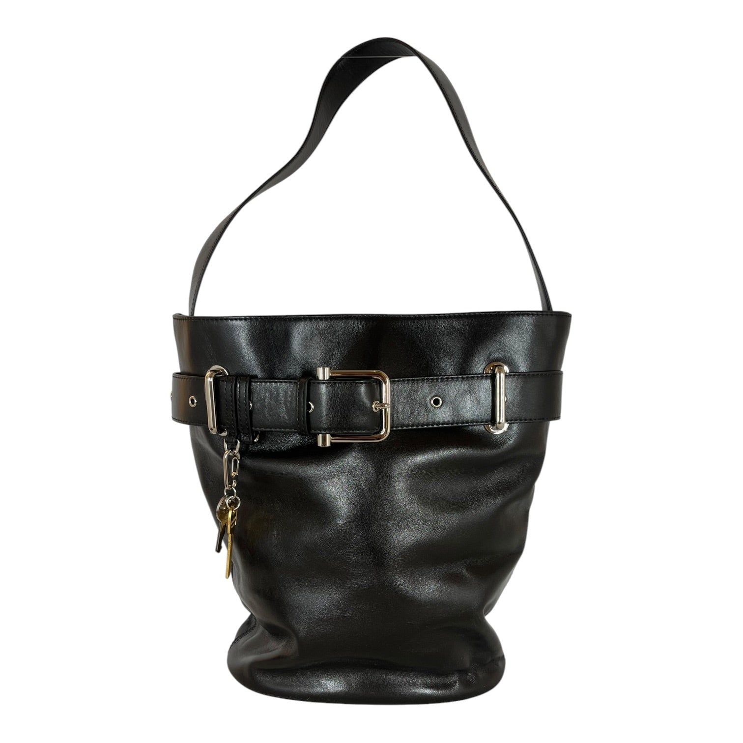 LOUIS VUITTON/Bag/Leather/BLK/Epi Sac D'puale view 1