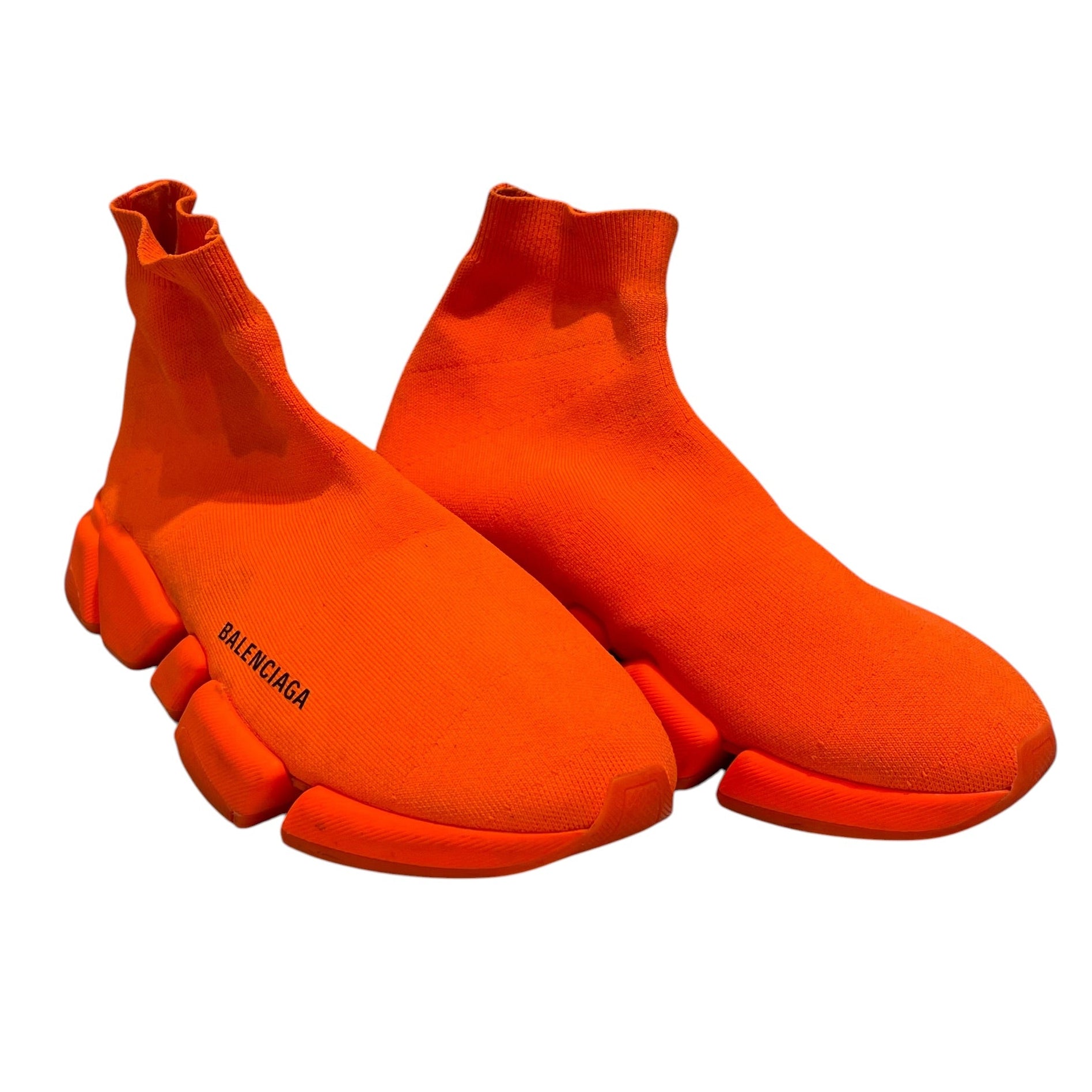 BALENCIAGA/Hi-Sneakers/US 9/Cotton/ORN/Speed Trainer 2.0 Neon Orange view 1