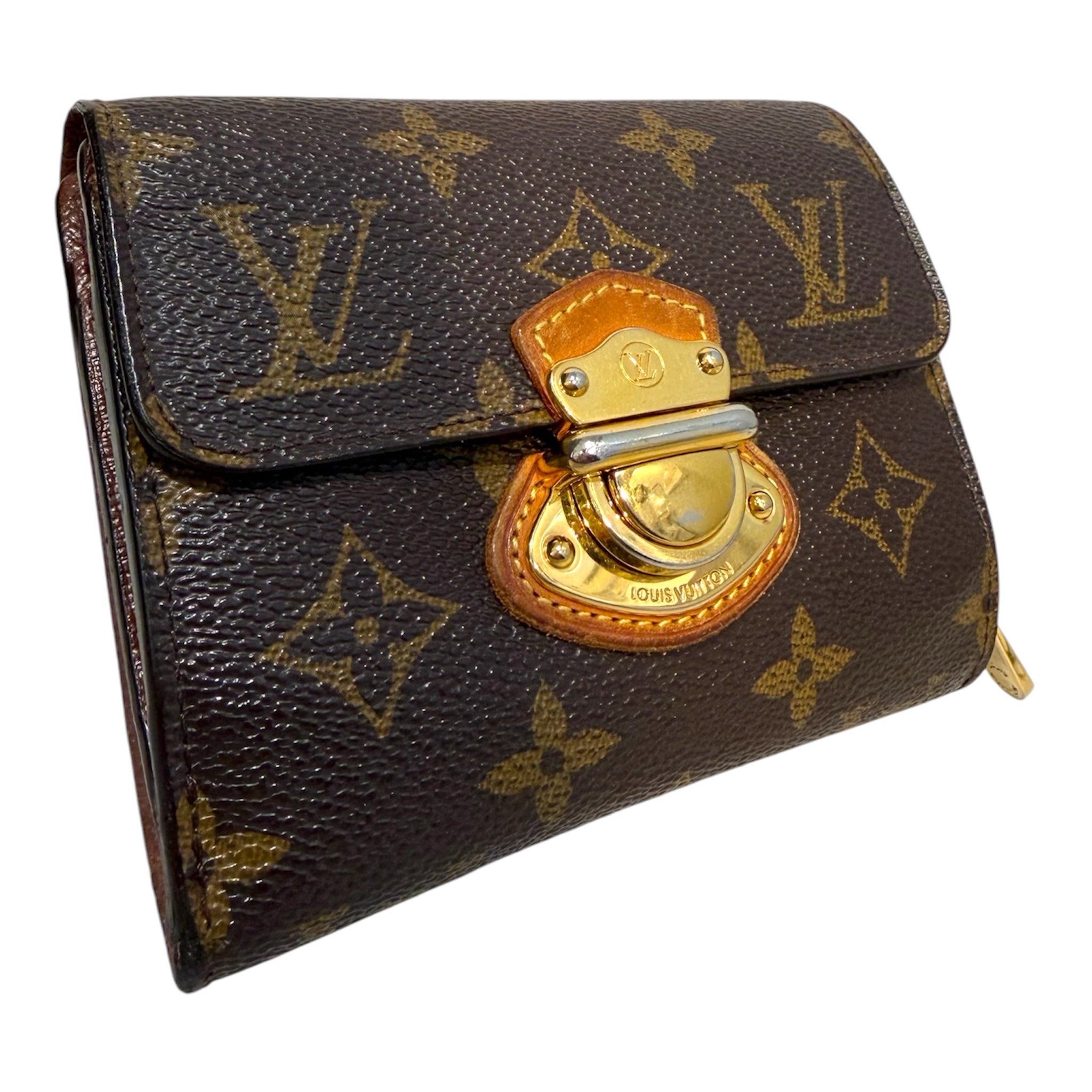 LOUIS VUITTON/Wallet/Monogram/Leather/BRW/Joey Koala Push-Lock Wallet view 1