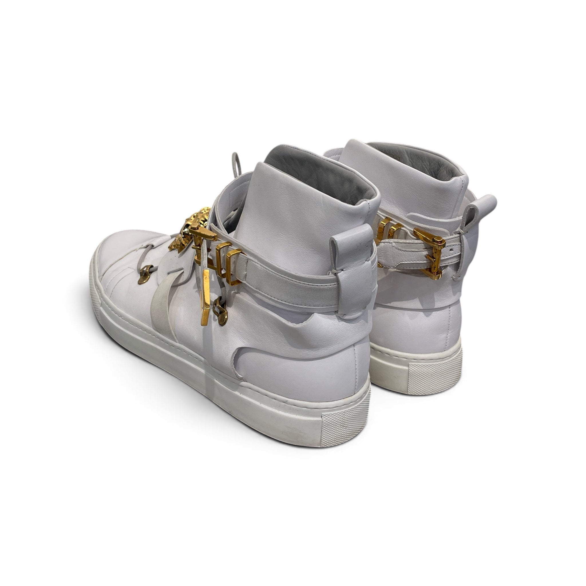 VERSACE/Boots/EU 45/Leather/WHT/ view 2