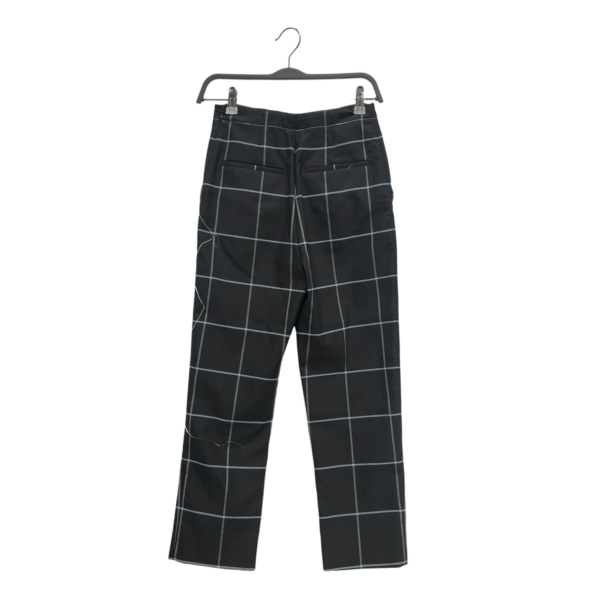 MARNI/Slacks/36/Cotton/BLK/Plaid/MARNI PLAID TAPER PANT BLU BLK view 2