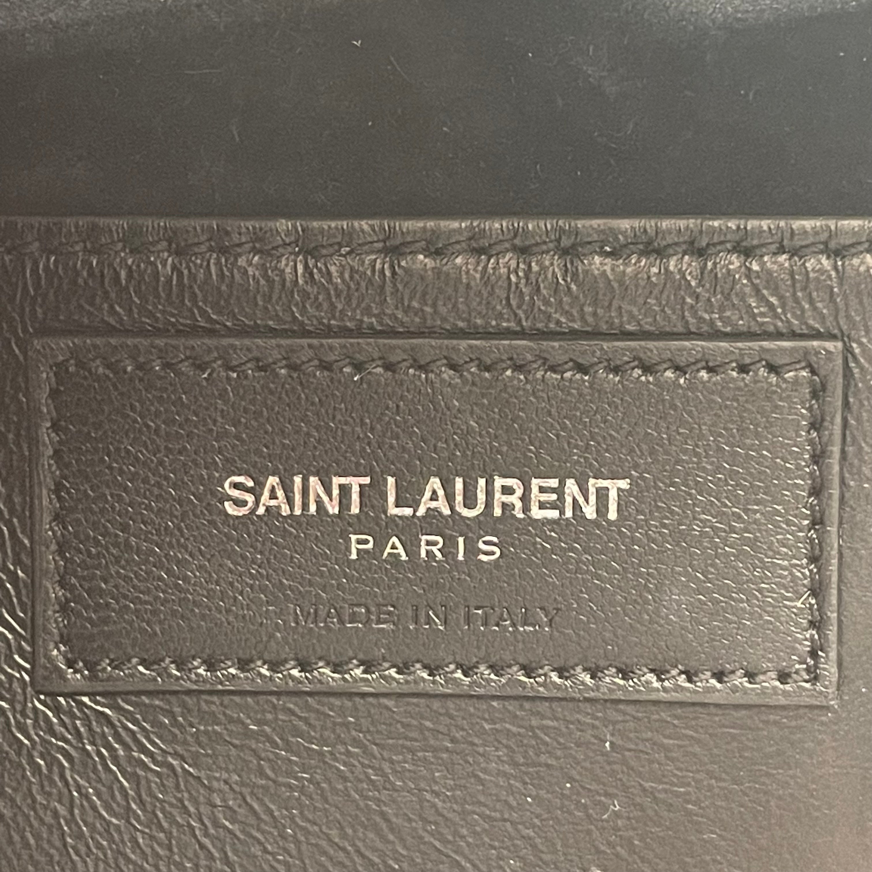 SAINT LAURENT/Cross Body Bag/M/All Over Print/Leather/BLK/BETTY STARS view 3