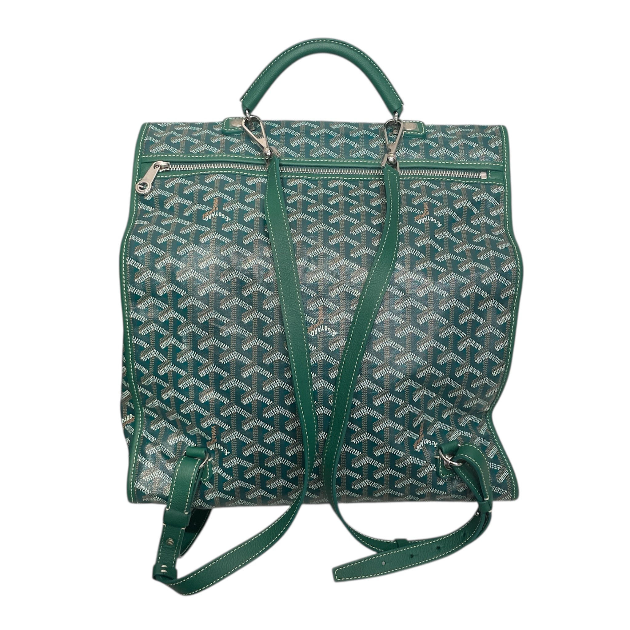 GOYARD/Backpack/Monogram/Leather/GRN/GOYARDINE SAINT LEGER BACKPACK view 2