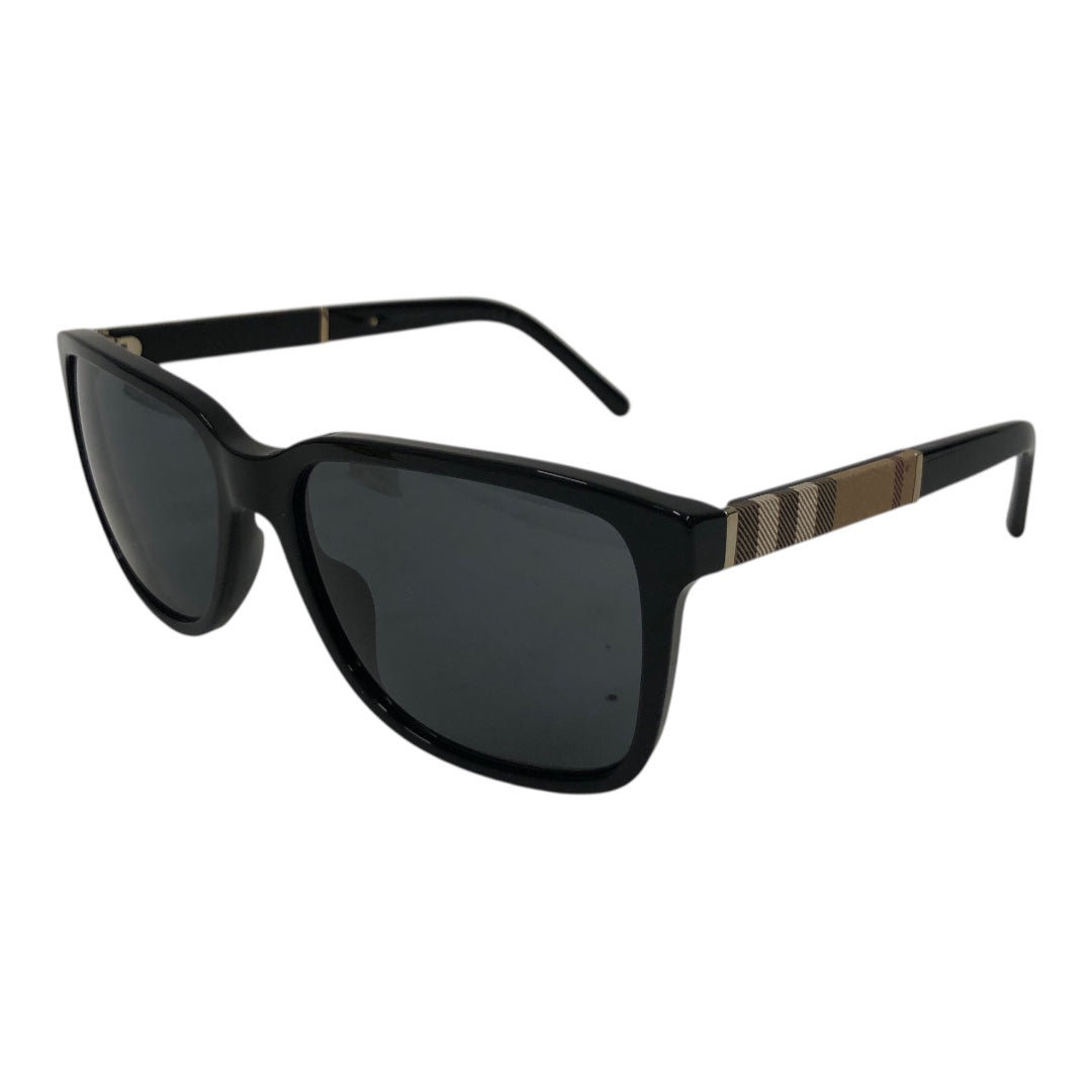 BURBERRY/Sunglasses/Plastic/BLK/M's/Burberry Plaid Hinges view 2