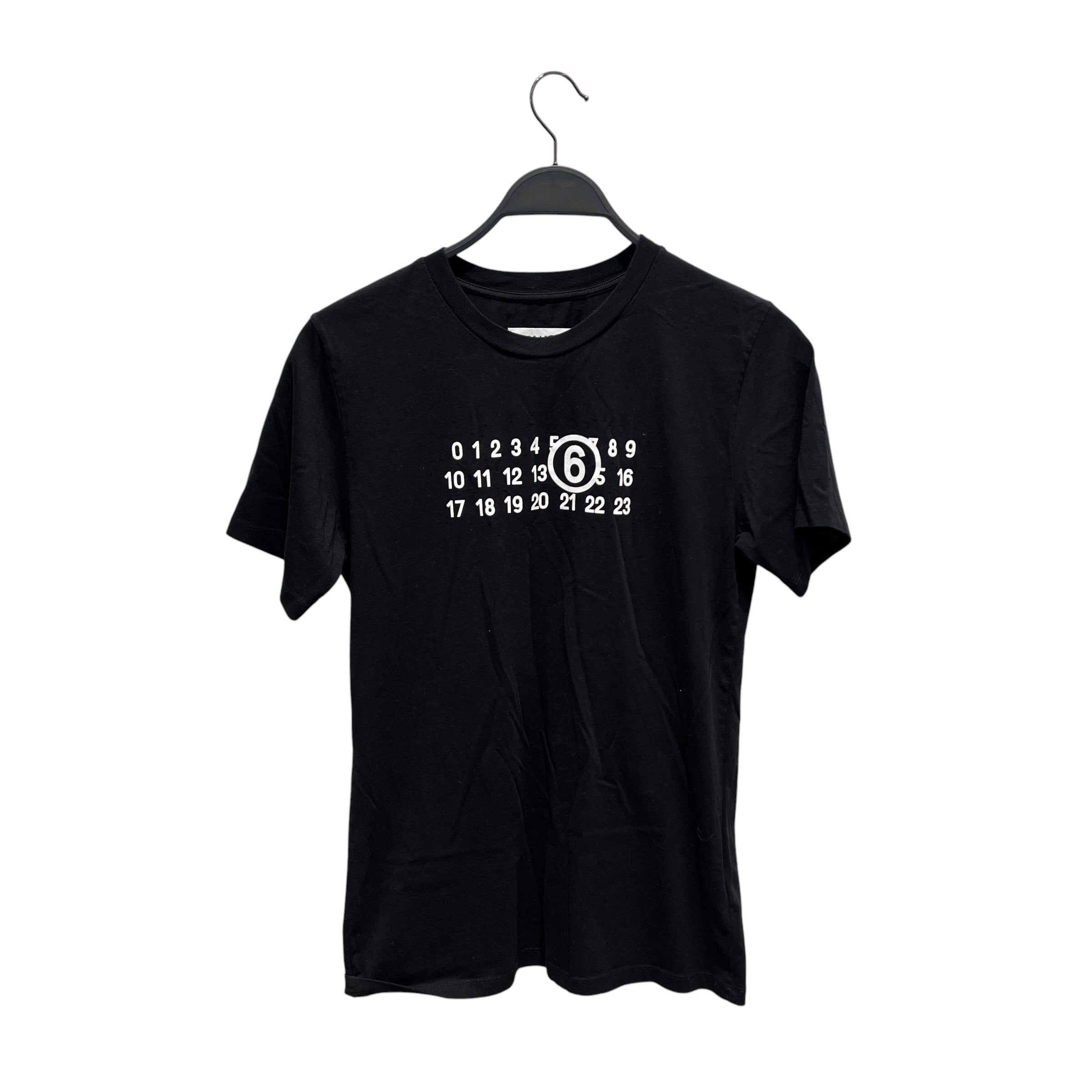 Maison Margiela/T-Shirt/14/Cotton/BLK/6 "numbers" view 1