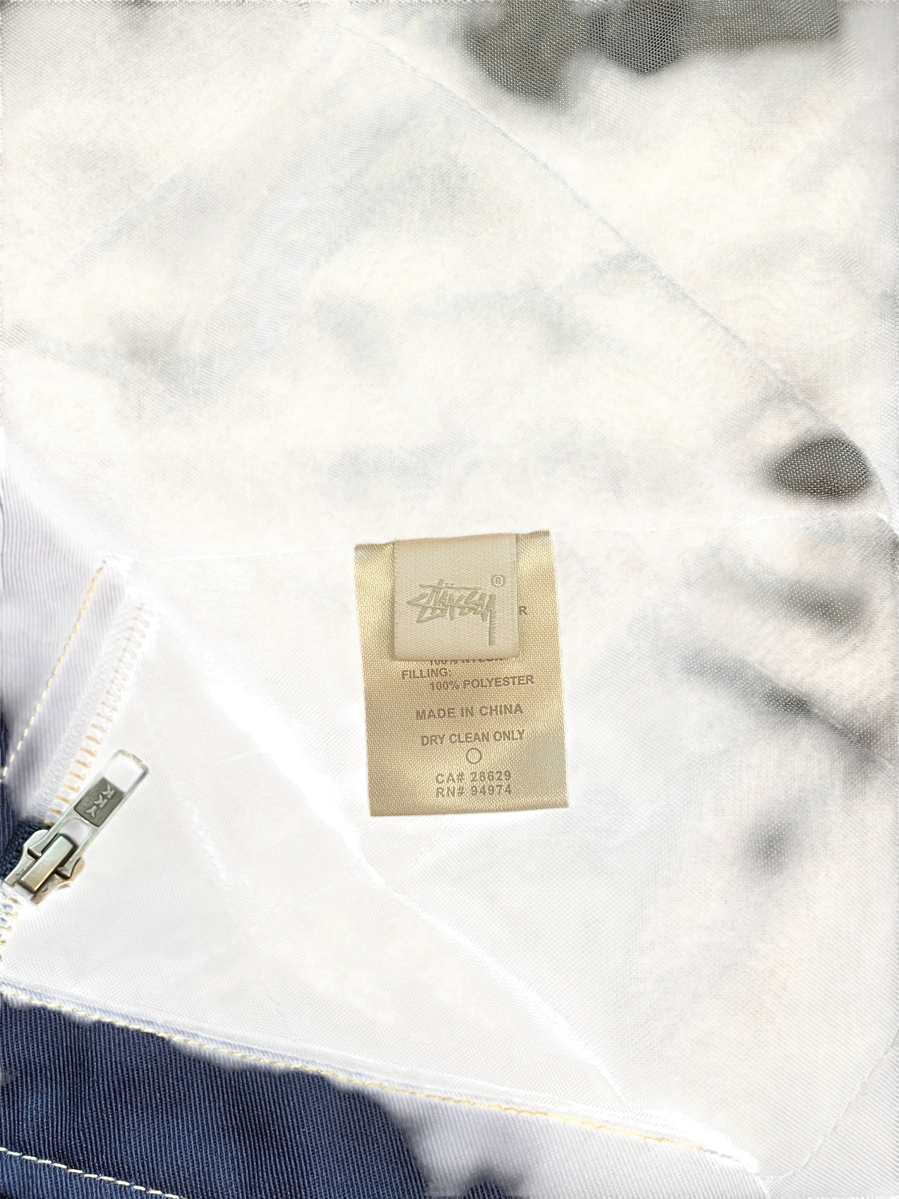 STUSSY/Vest/S/Polyester/NVY/WHT STITCHING/FLAP SNAP PKTS view 4