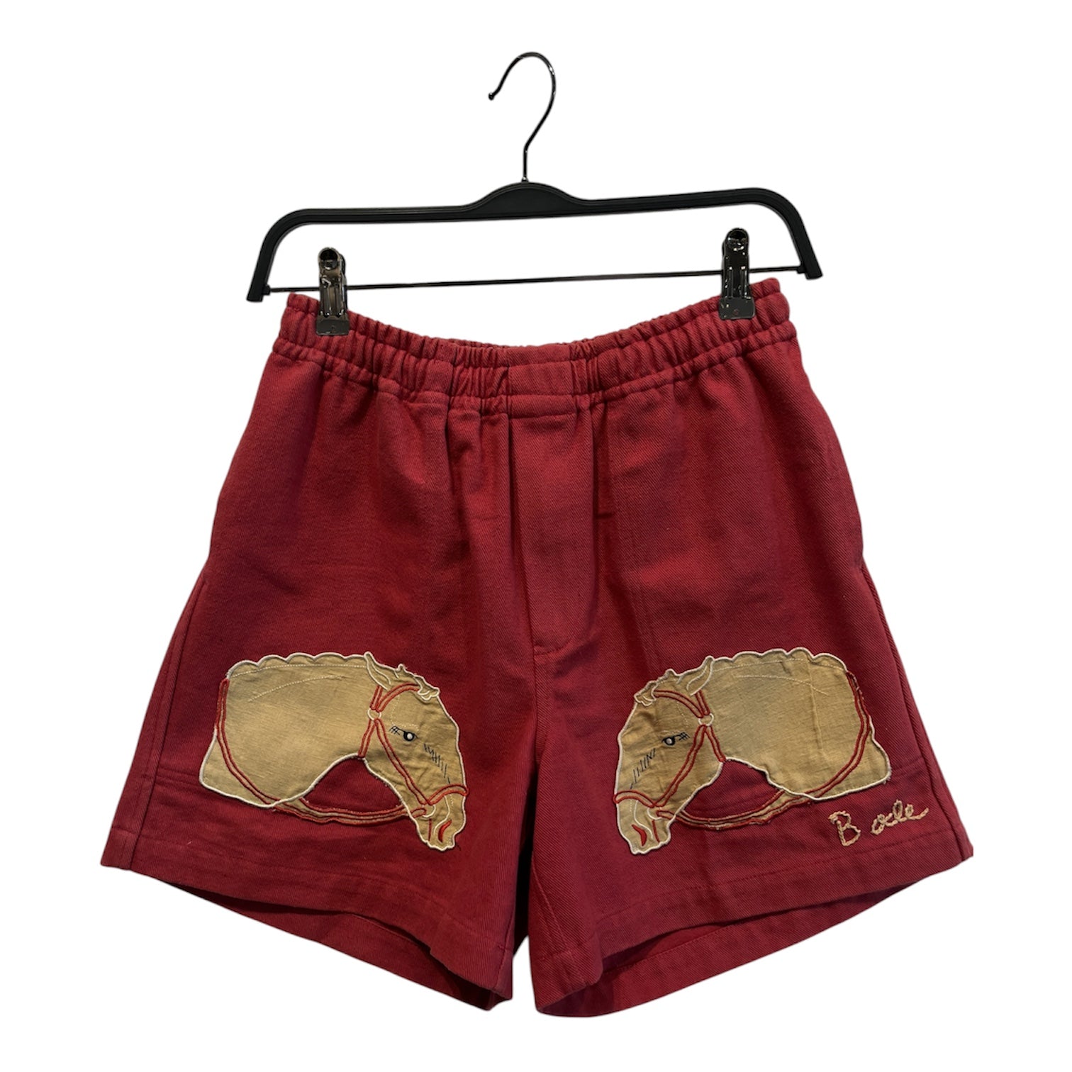 BODE/Shorts/M/Cotton/RED/2 HORSES view 1