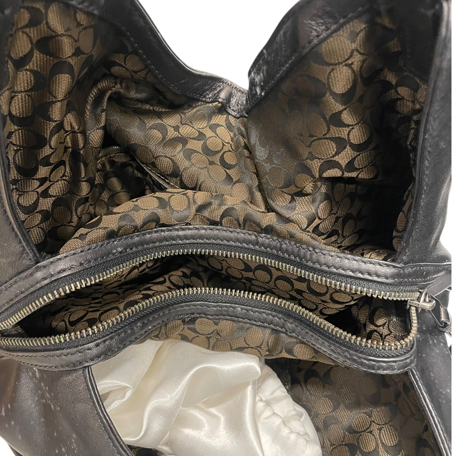 COACH/Bag/Leather/BLK/MADISON CARLYLE/GROMMETS view 3