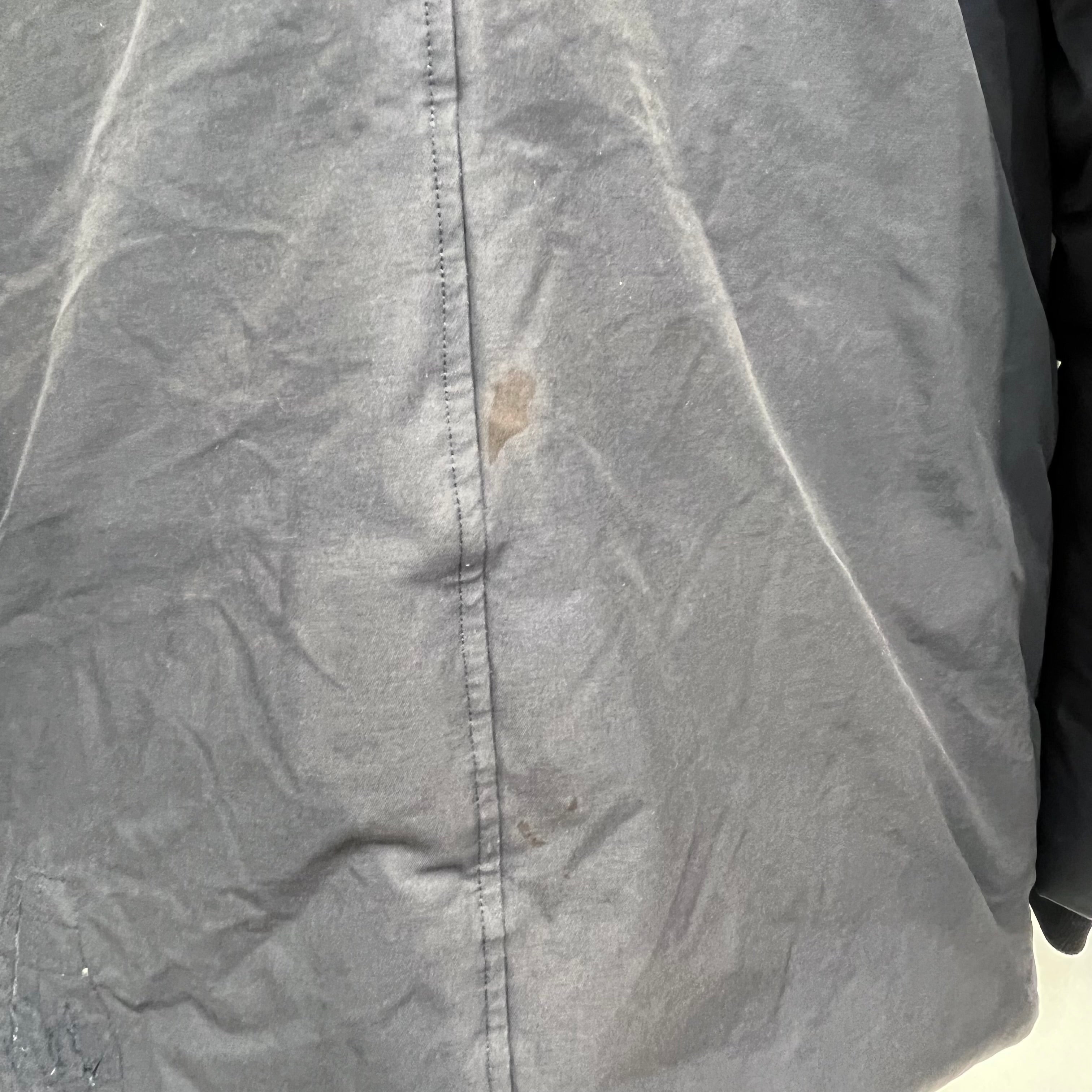 MACKAGE/Puffer Jkt/42/Polyester/NVY/fur hood gold hardware view 4