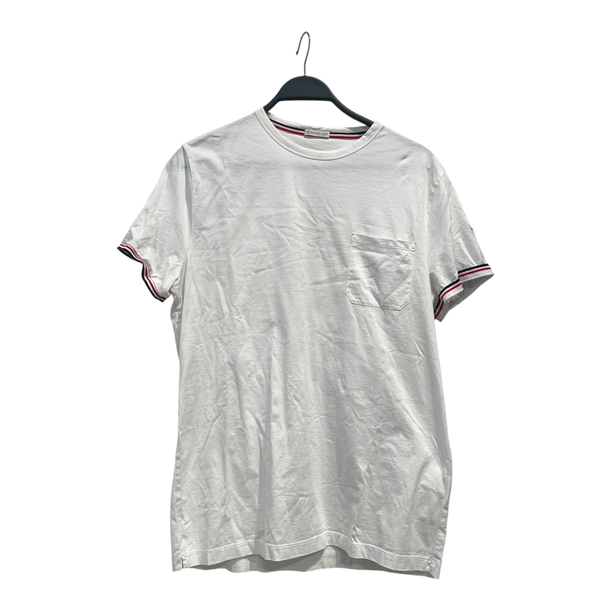 MONCLER/T-Shirt/XL/Cotton/WHT/POCKET T SIZE view 1