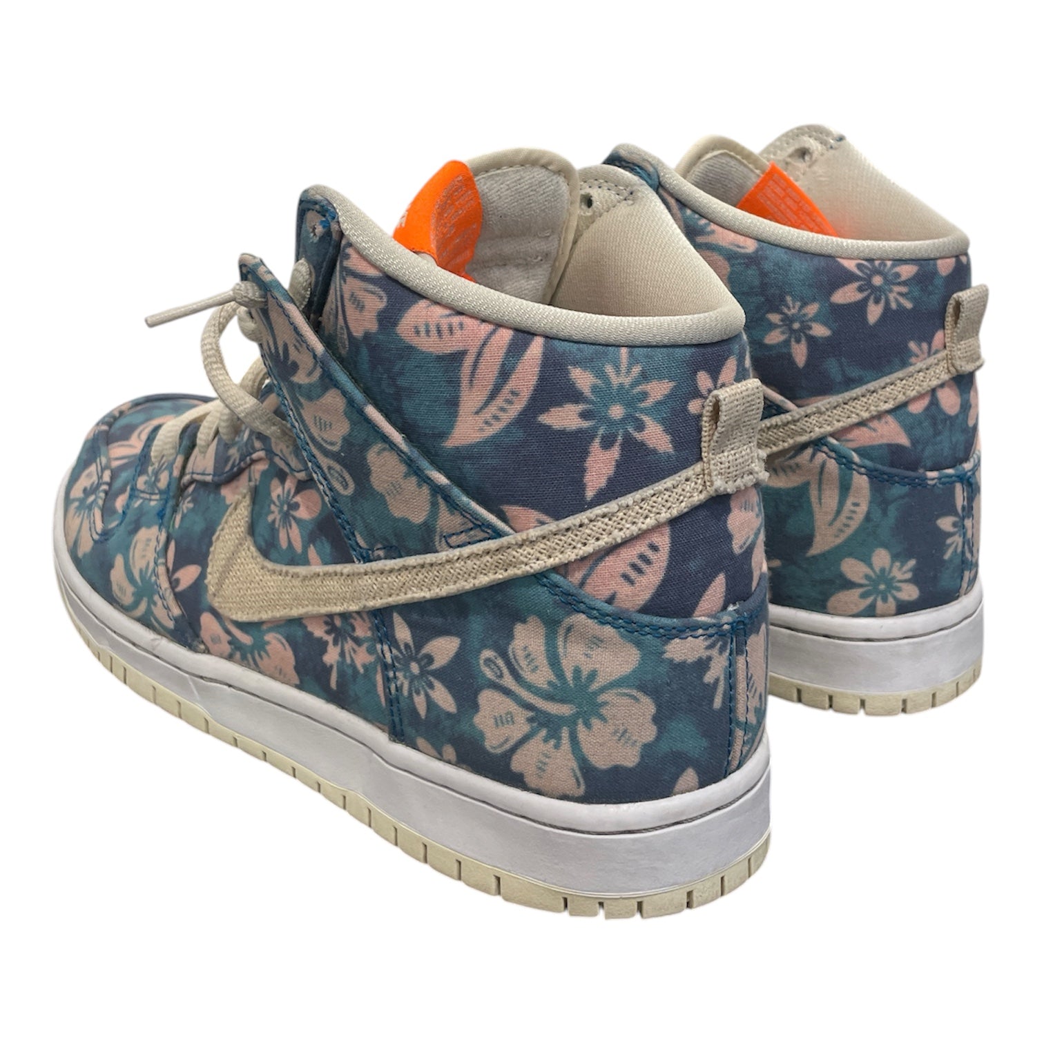 NIKE/DUNK HIGH PRO QS/Hi-Sneakers/US 9.5/Floral Pattern/Cotton/BLU/CZ2232-300 view 2