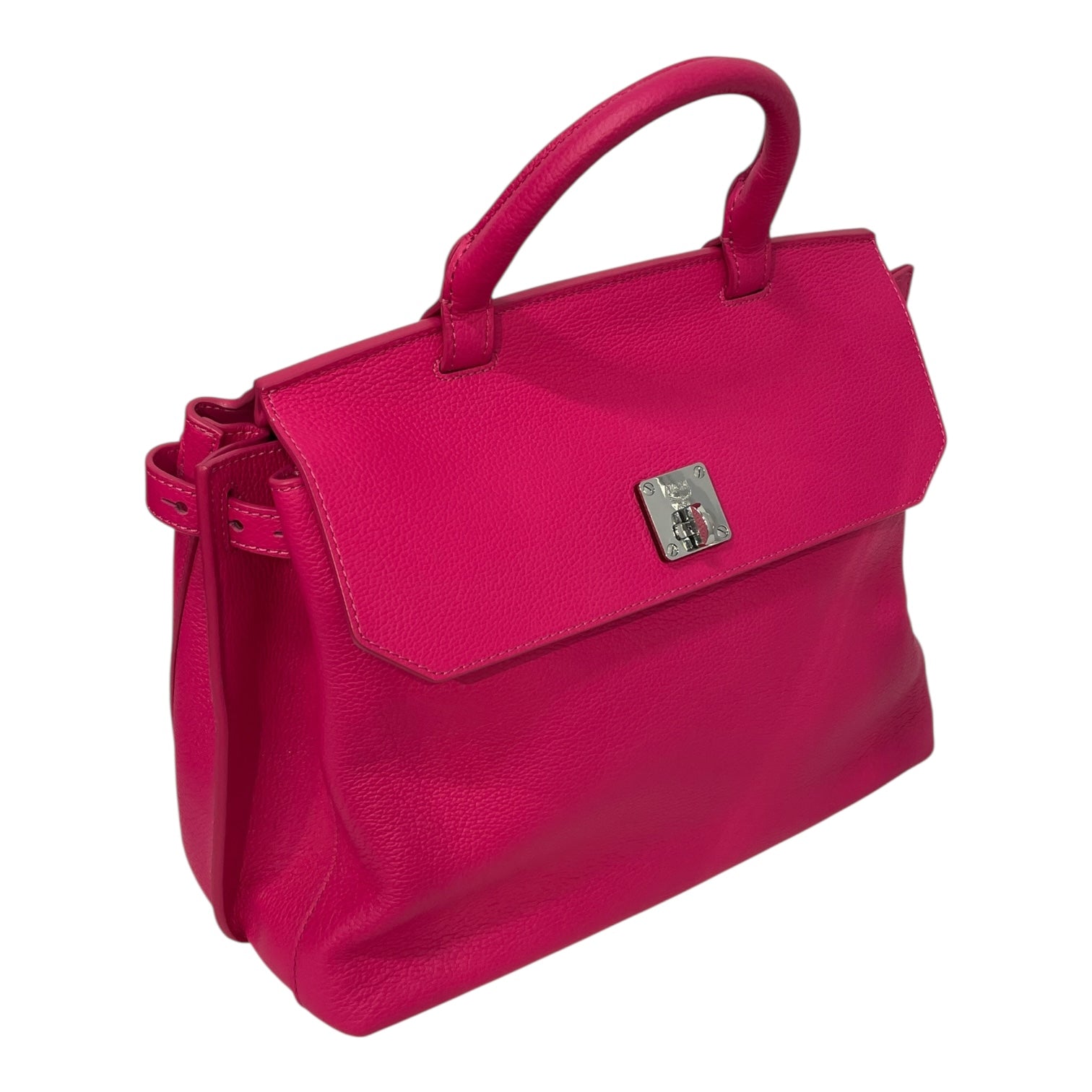 MCM/Cross Body Bag/OS/Leather/PNK/MCM Milla Grained Leather view 3