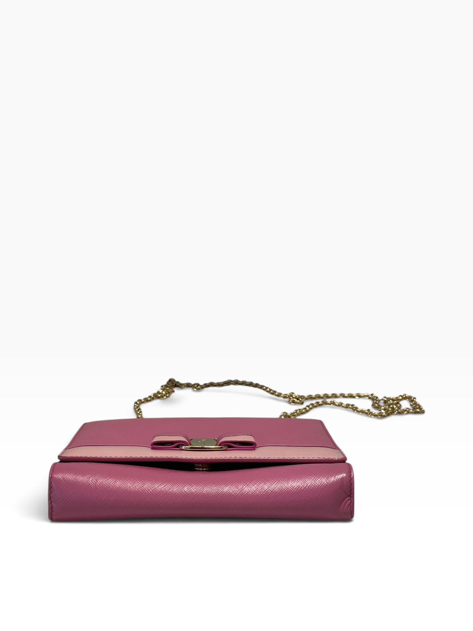 Salvatore Ferragamo/Cross Body Bag/Leather/PNK/Vara Bow Bag view 3