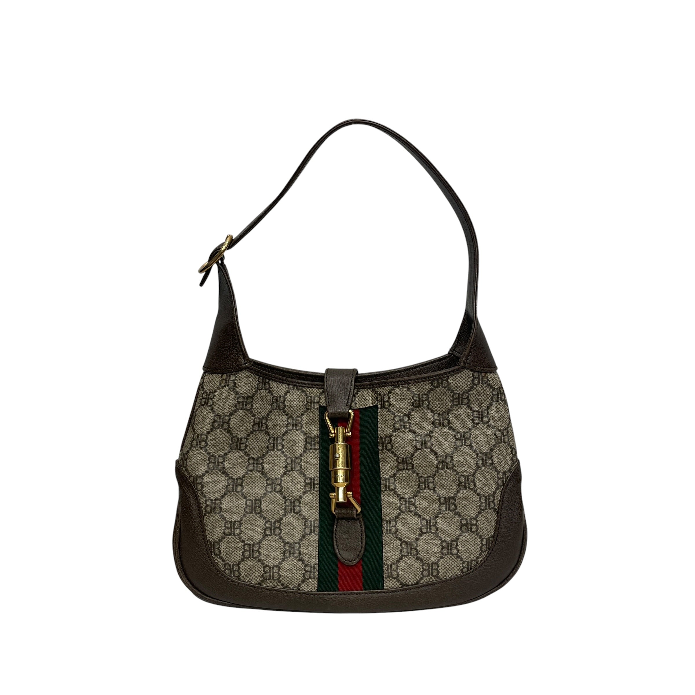 GUCCI/BALENCIAGA/Hand Bag/All Over Print/Leather/BRW/HACKER HOBO BAG view 1