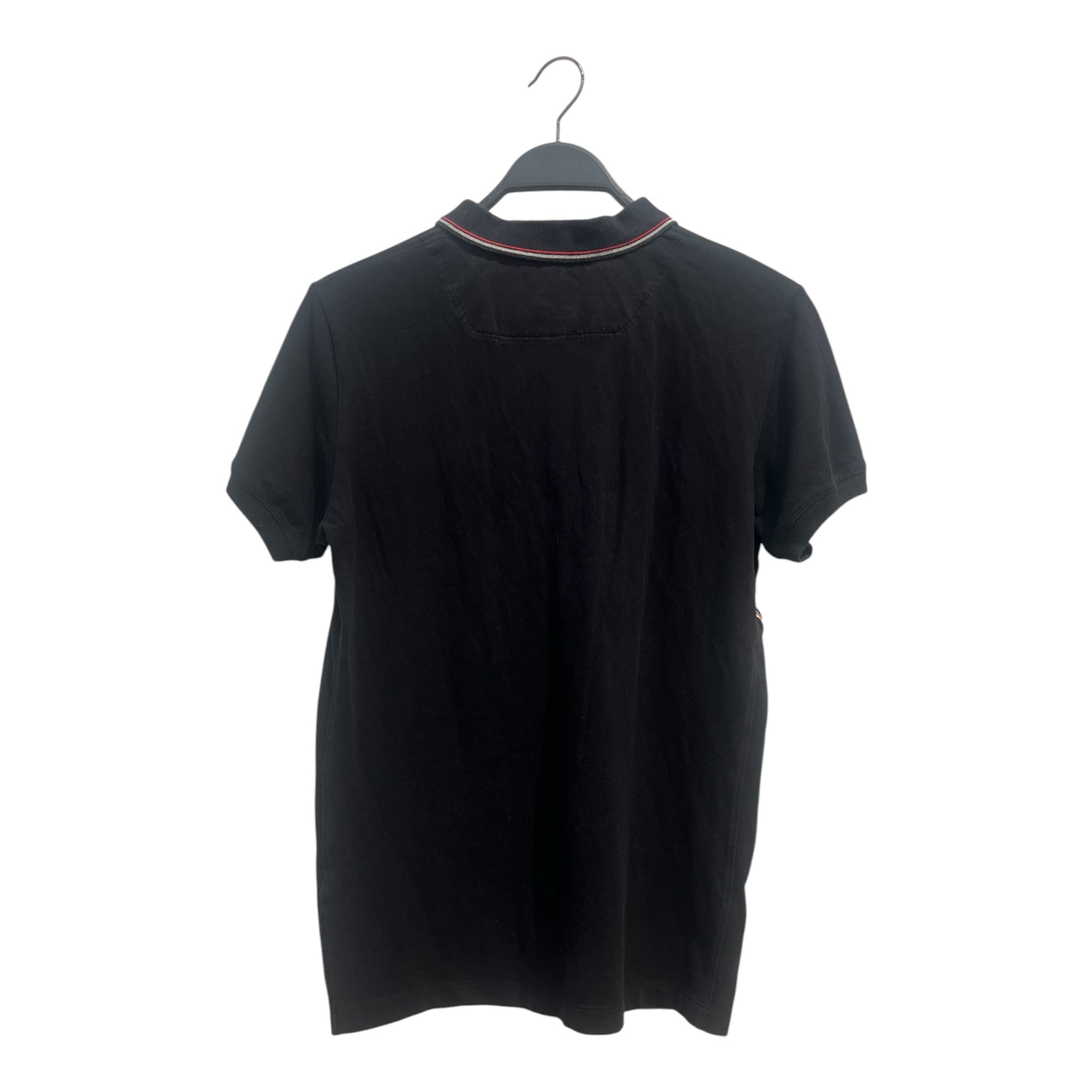 DIESEL/Polo Shirt/M/Cotton/BLK/METAL LOGO ON HEART view 2