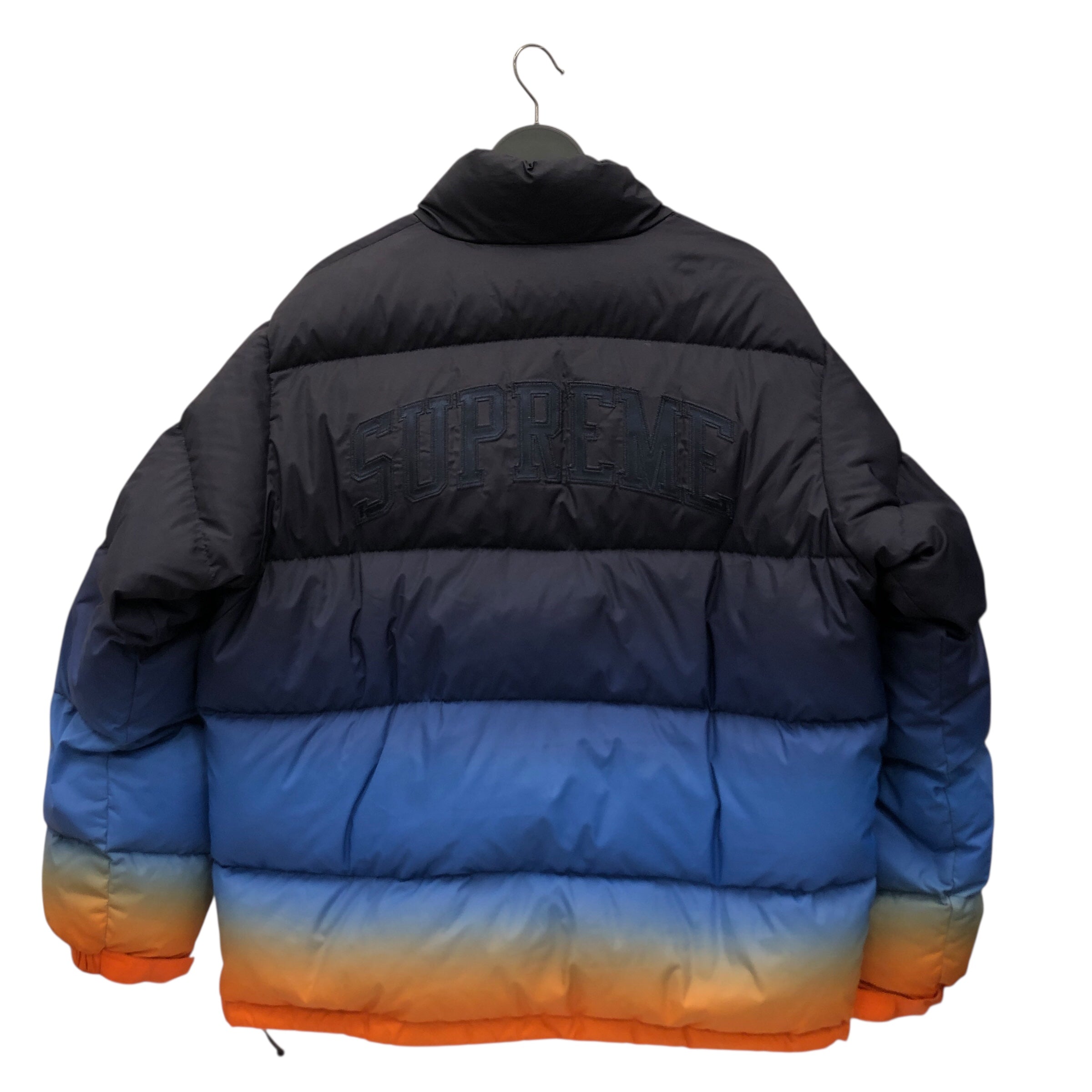 Supreme/Puffer Jkt/L/Nylon/MLT/GRADIENT NAVY/BLUE/ORANGE view 2