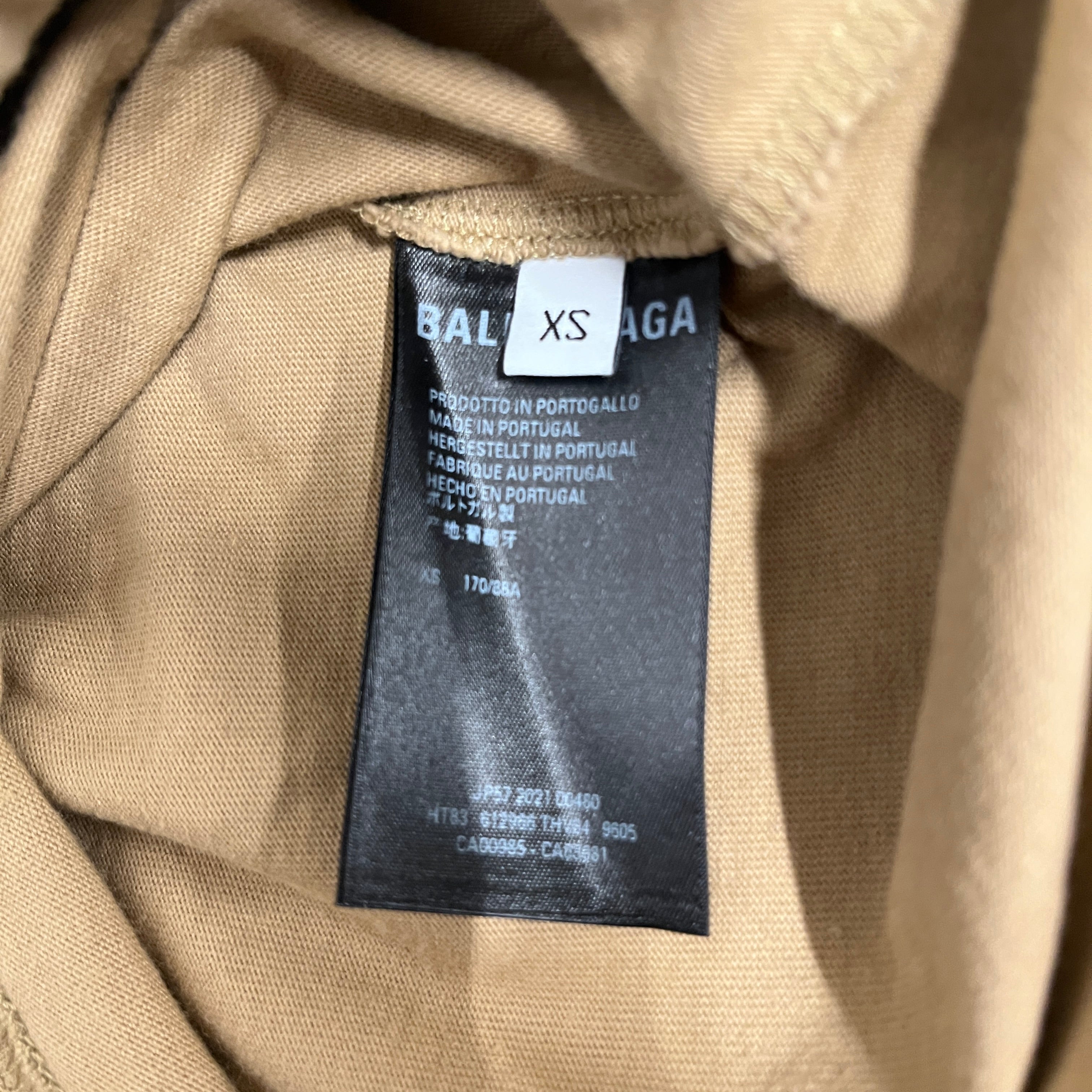 BALENCIAGA/T-Shirt/XS/Cotton/BEG/WORLD FOOD PROGRAMME TEE view 4