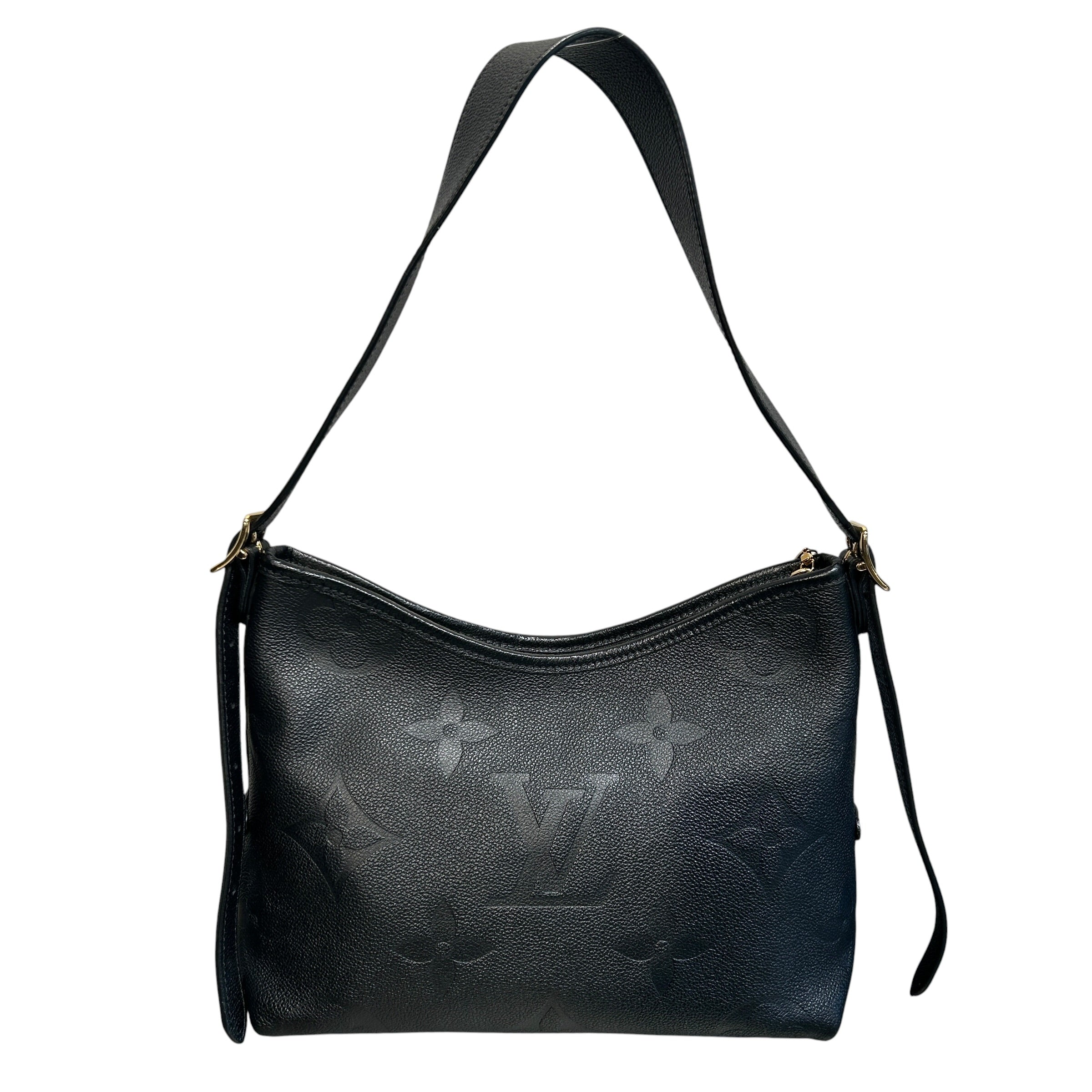 LOUIS VUITTON/Hand Bag/Monogram/Leather/BLK/CARRYAL PM view 2