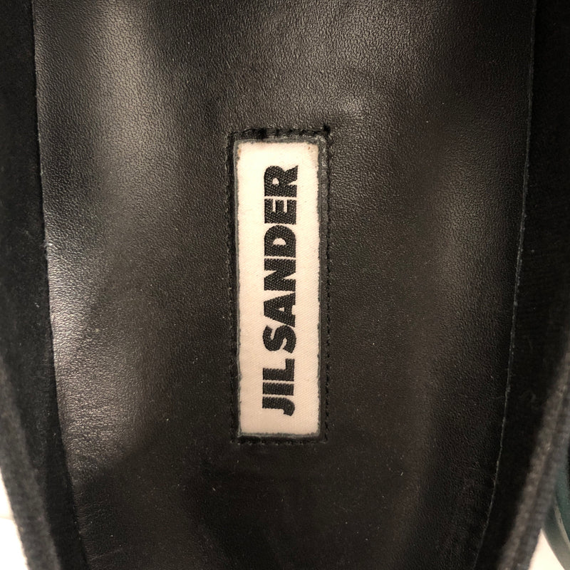 JIL SANDER/Low-Sneakers/US 12/Cotton/BLK/vulcanized sneaker