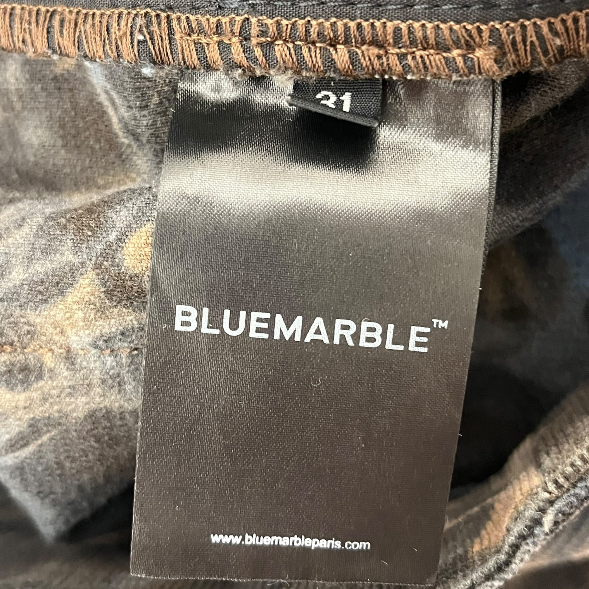 BLUEMARBLE/Pants/31/Cotton/IDG/All Over Print/bleached indigo view 4