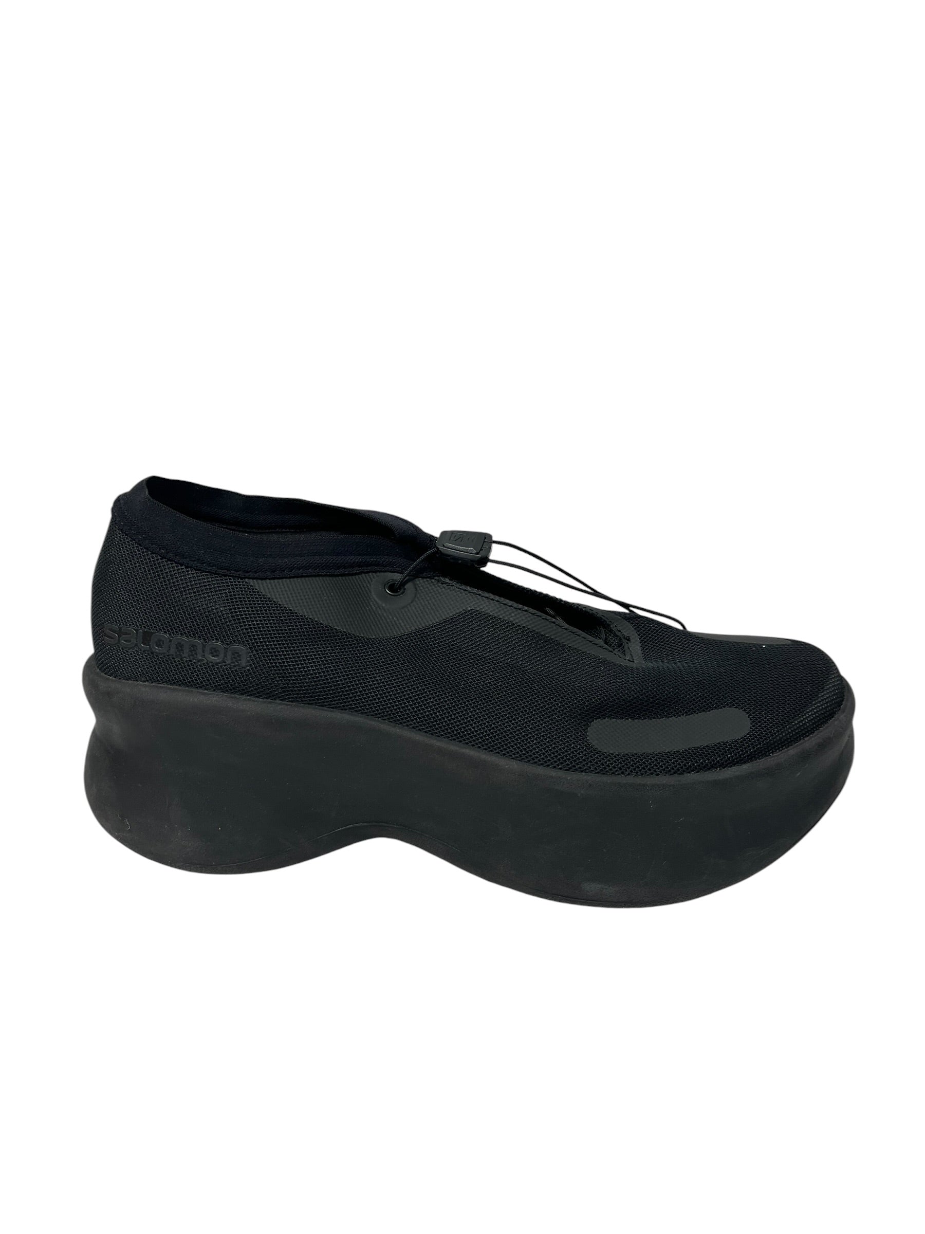 COMME des GARCONS/salomon/Low-Sneakers/US 9/BLK/SYNCH LACE HIGH SOLE view 4