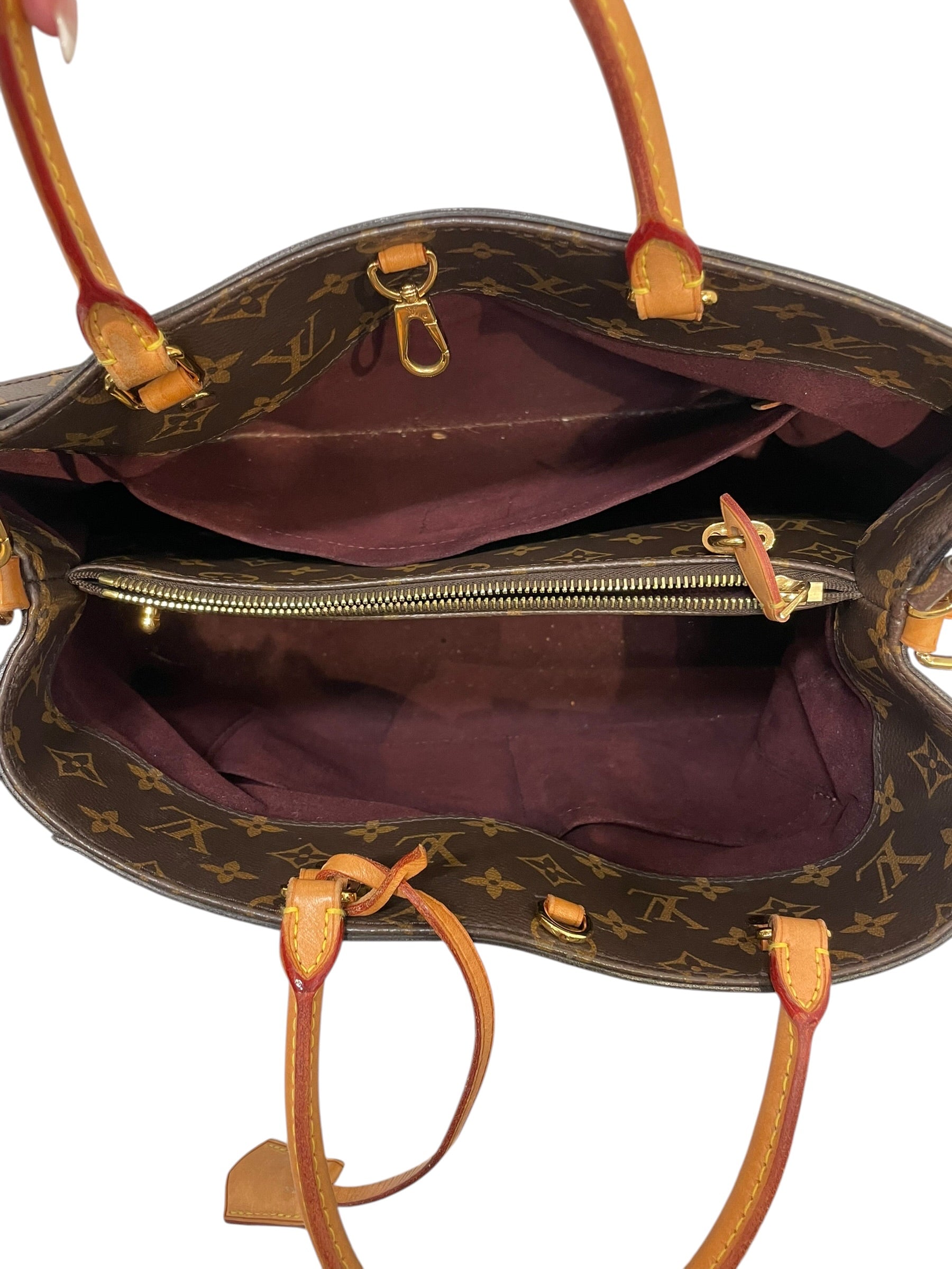 LOUIS VUITTON/Tote Bag/Monogram/Leather/BRW/montaigne mm view 3