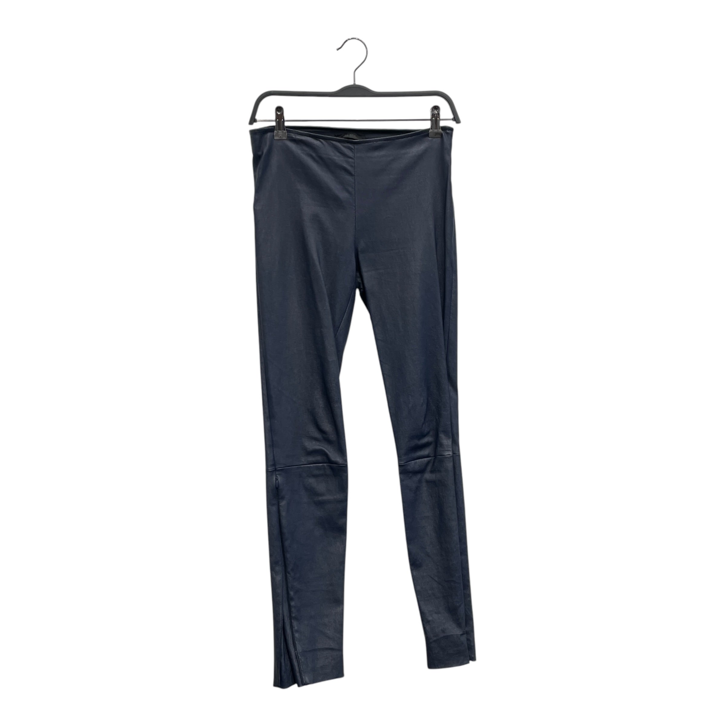THE ROW/Skinny Pants/4/Leather/NVY/LAMBSKIN HIGH RISE ZIP ANKLE view 1