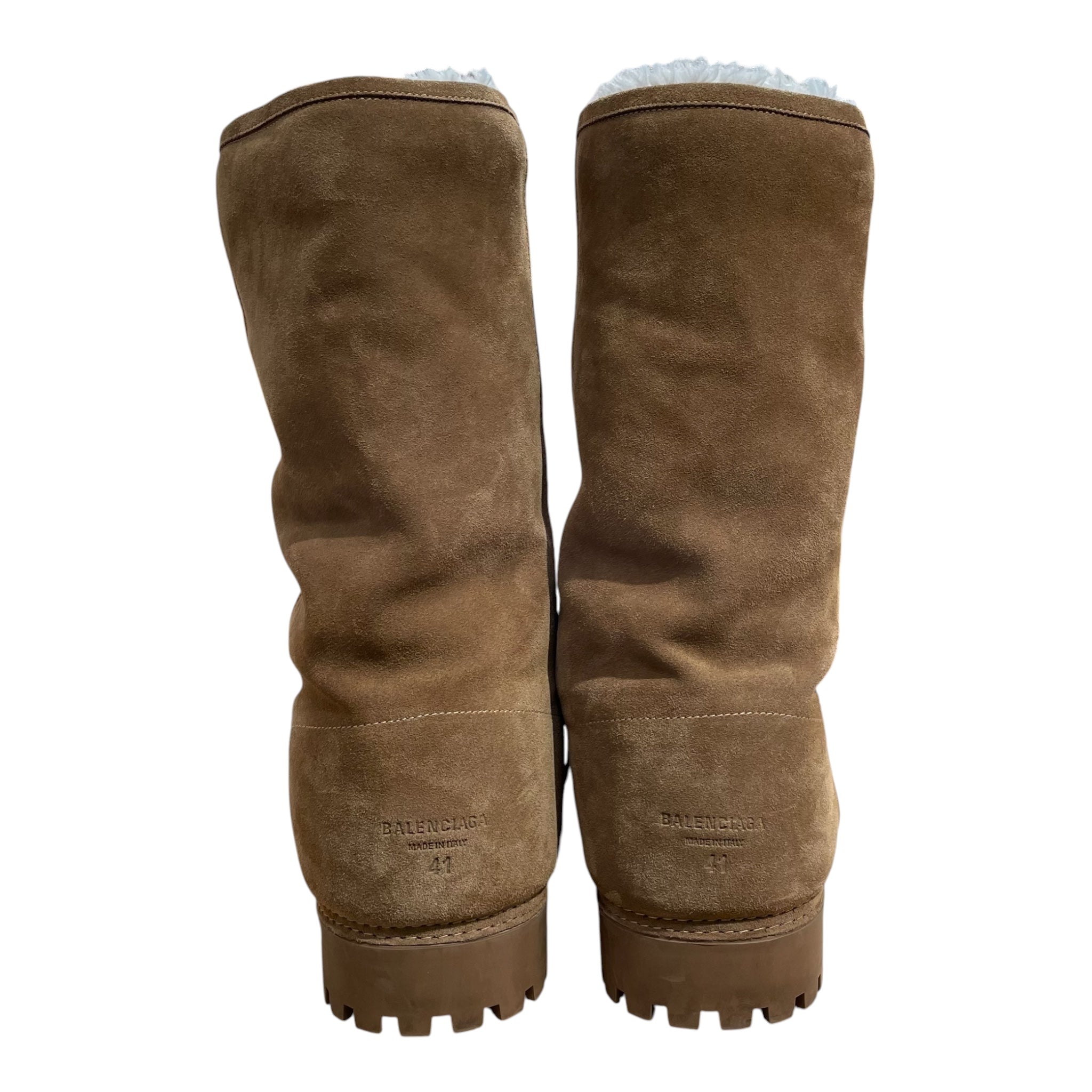 BALENCIAGA/Boots/US 8/Fur/CML/Alaska Fur Boots Tall / 41 view 4