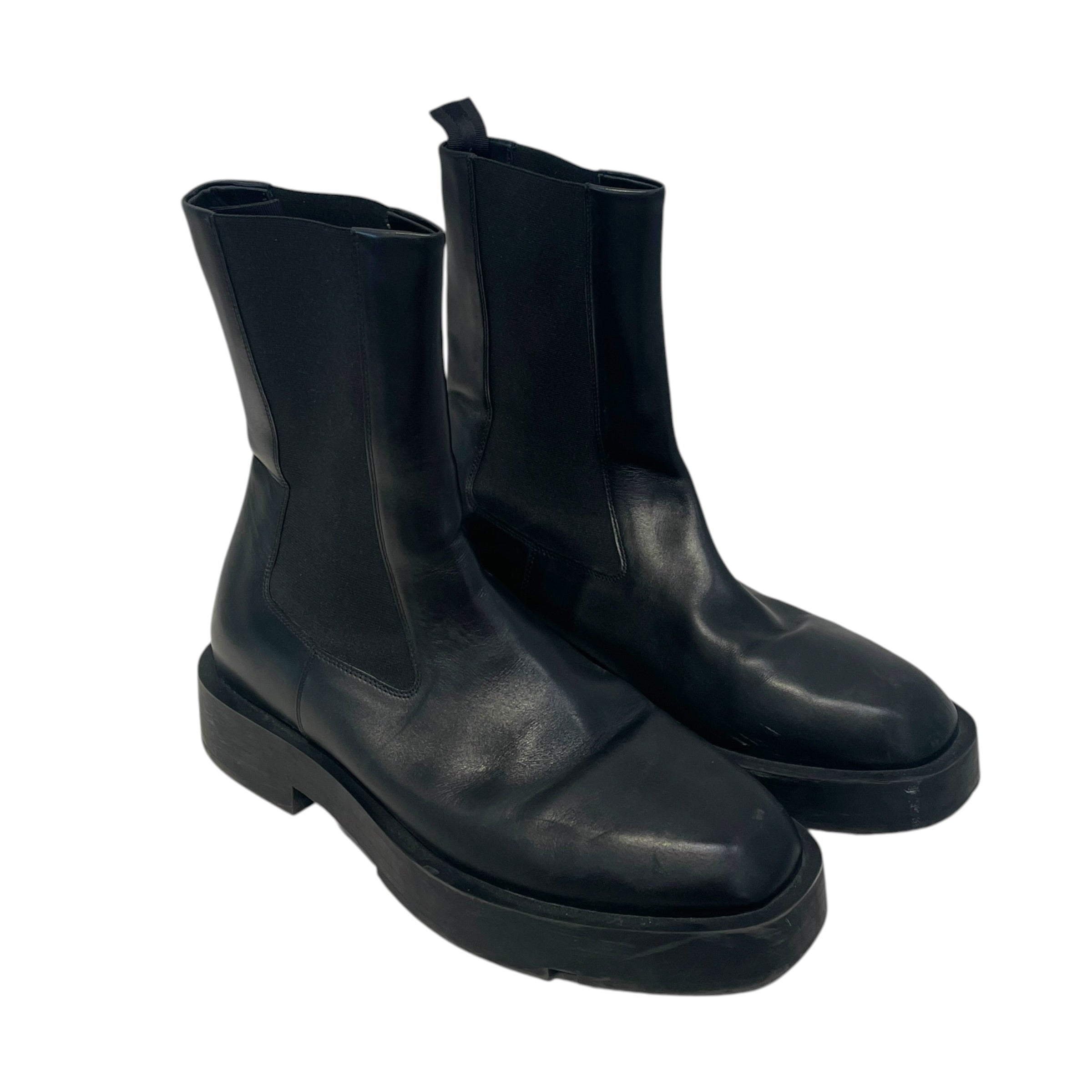 GIVENCHY/Pull-On Boots/US 7/Leather/BLK/ view 1