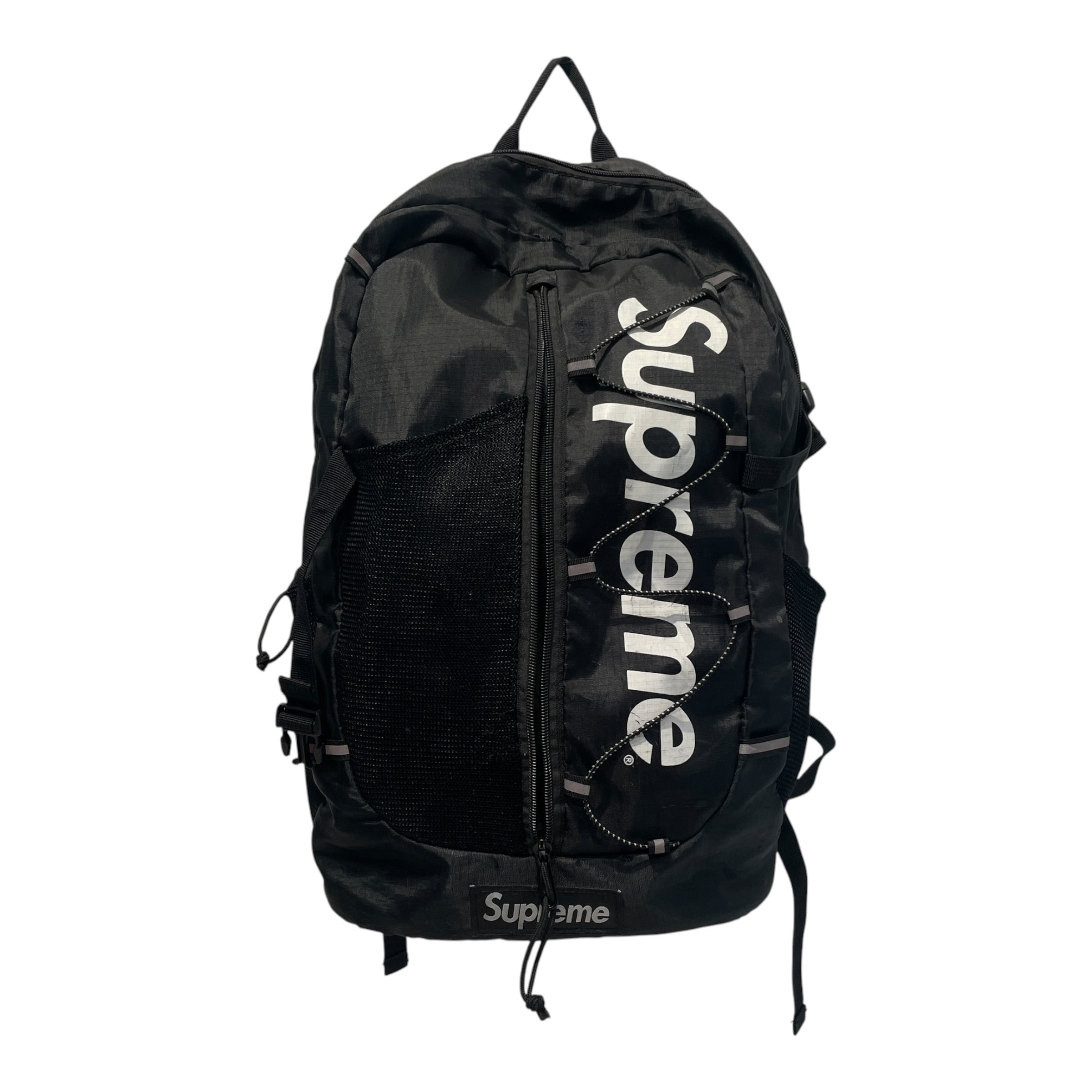 Supreme/Backpack/Graphic/Nylon/BLK/SS17 Vertical Mesh Backpack view 1