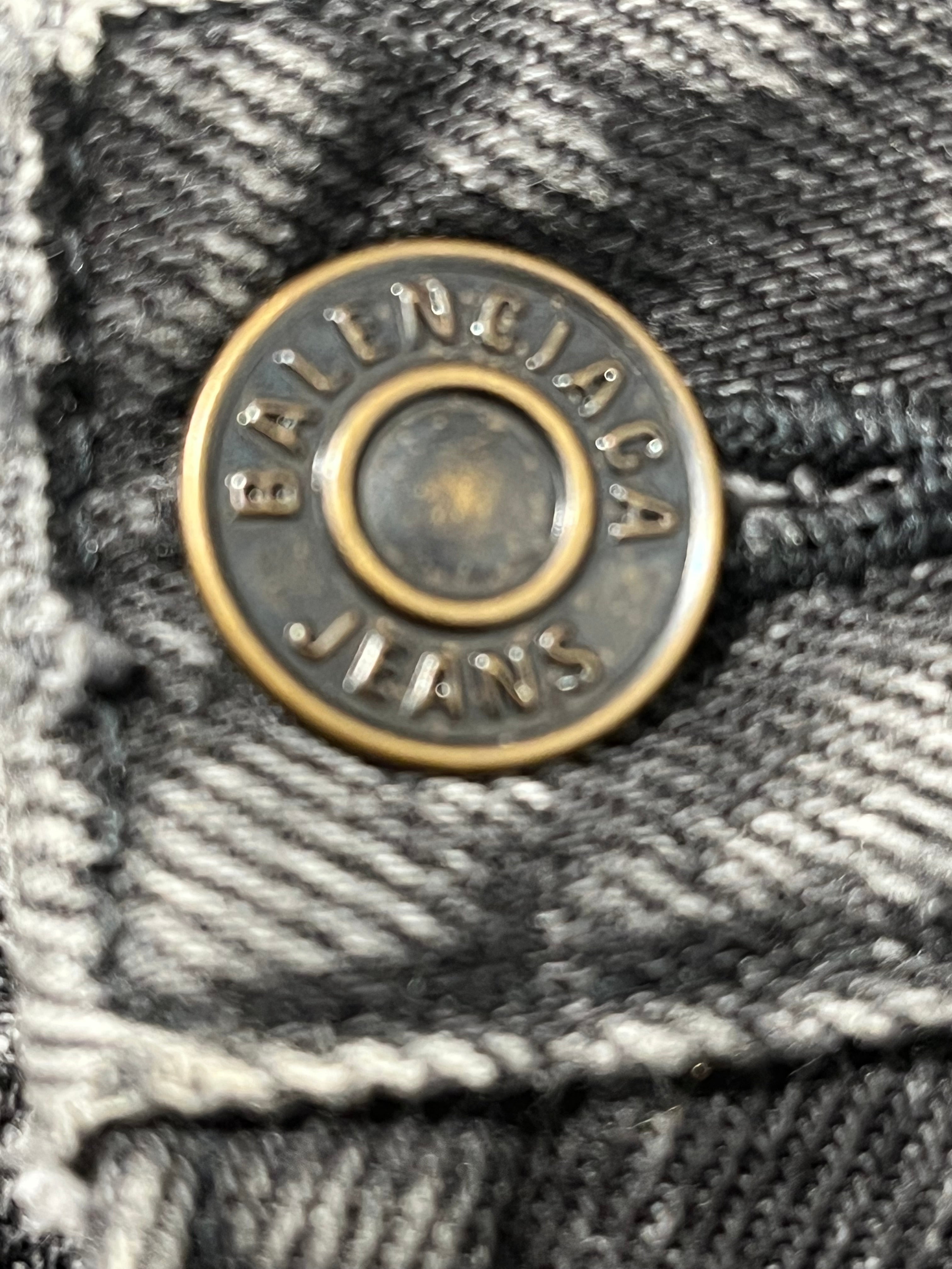 BALENCIAGA/Bottoms/Cotton/GRY/UNISEX RIPPED HOLES THIGH view 4