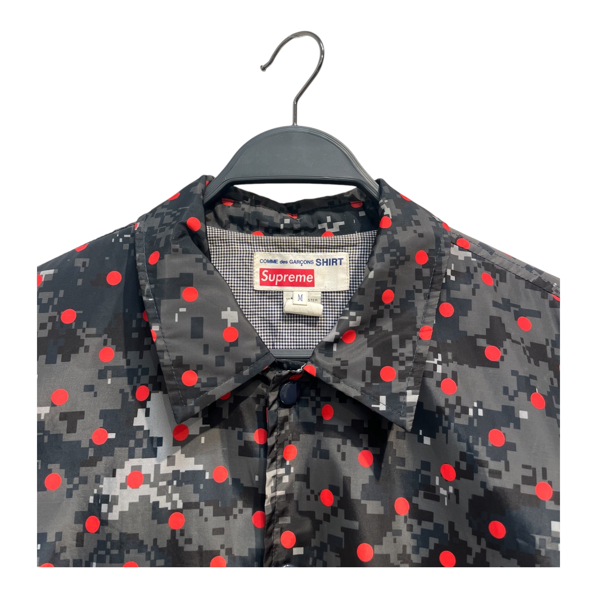Supreme/COMME des GARCONS SHIRT/Windbreaker/M/Polyester/BLK/Camouflage/SS13 DIGICAMO COACH JACKET view 3