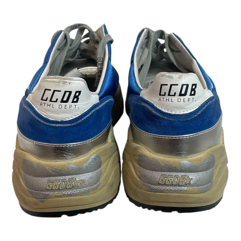 GOLDEN GOOSE/Low-Sneakers/EU 43/Graphic/Suede/BLU/22121363 BLUE SUEDE RUNNER