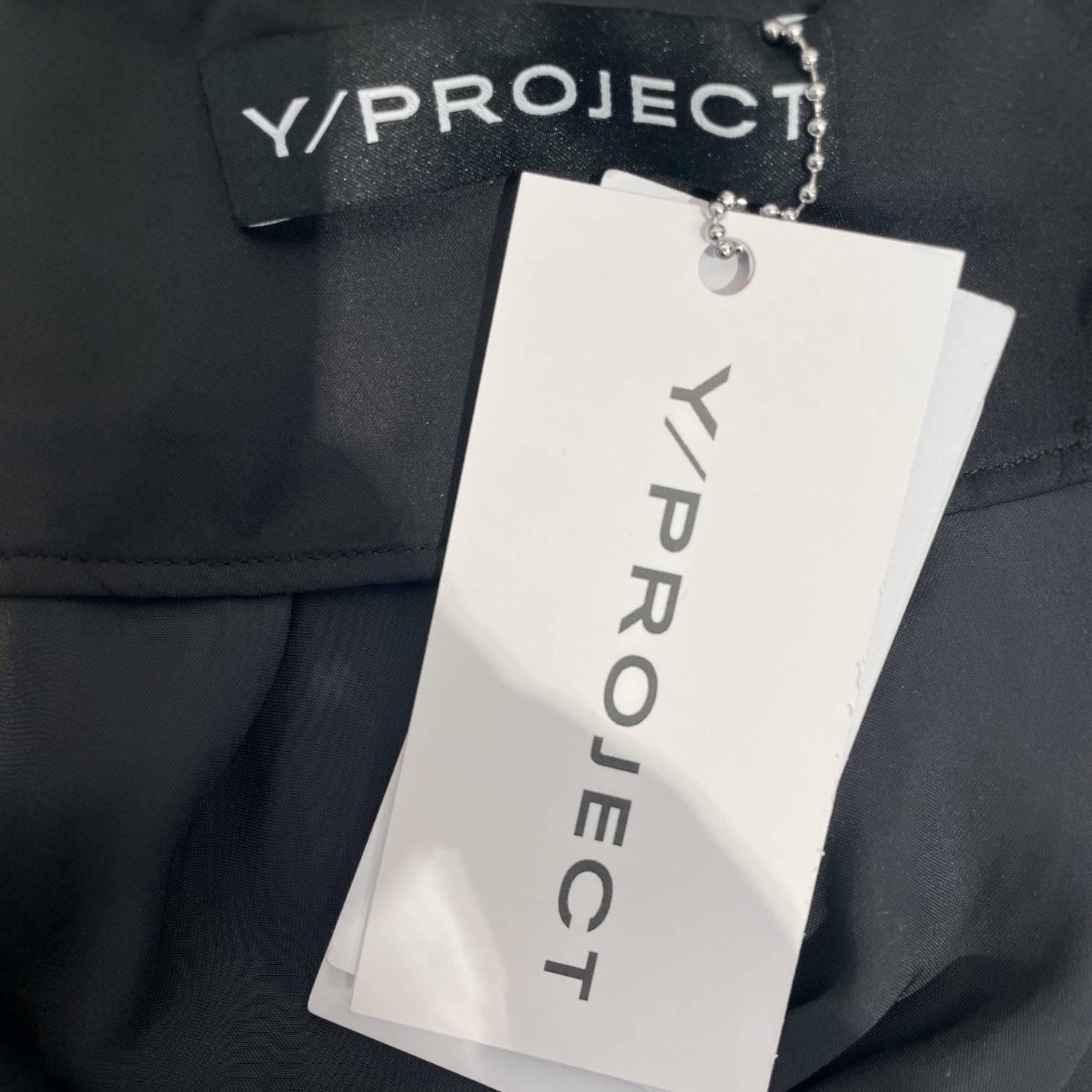 Y/PROJECT/Camisole/48/Polyester/BLK/ view 3