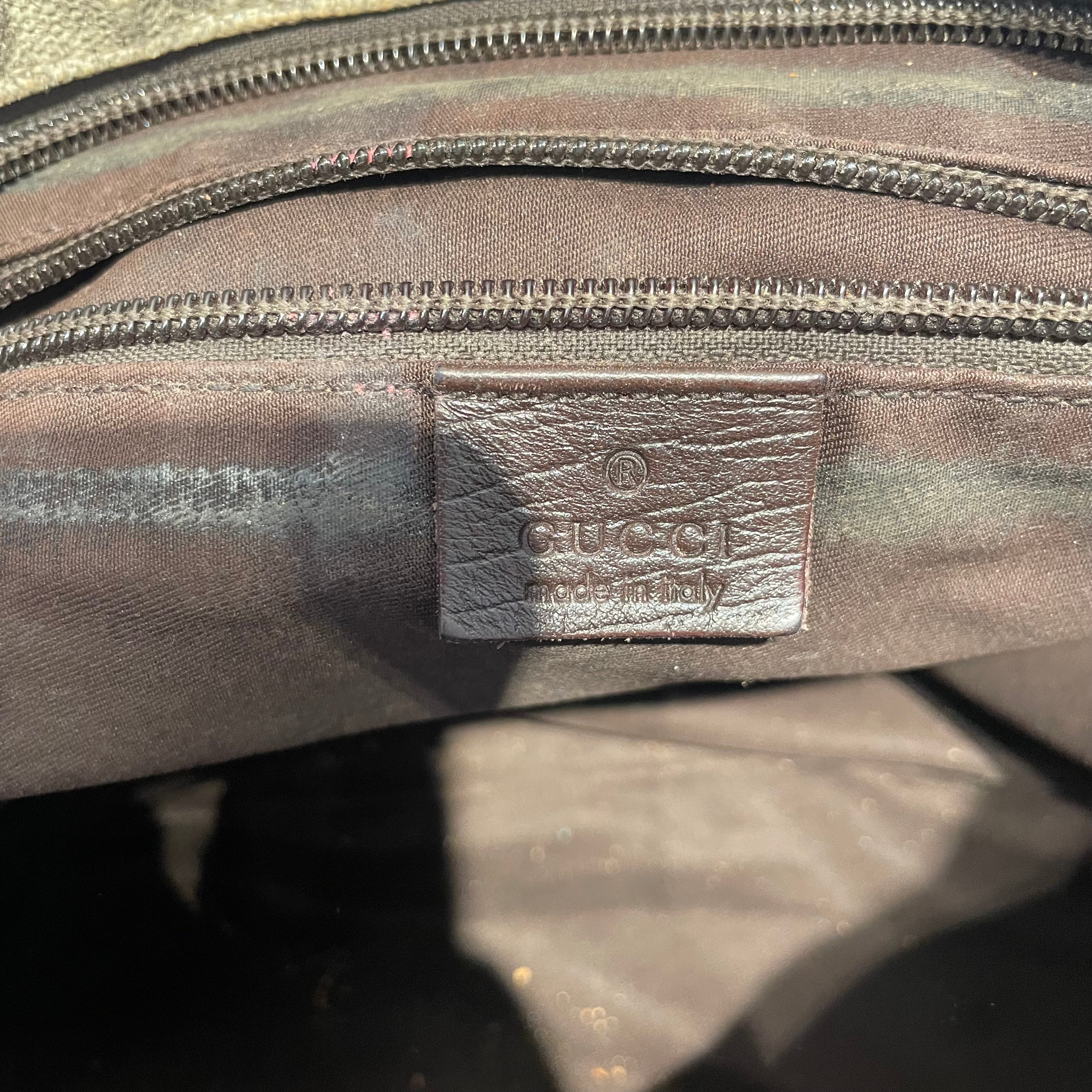 GUCCI/Cross Body Bag/Monogram/Leather/BRW/MESSENGER BAG view 5