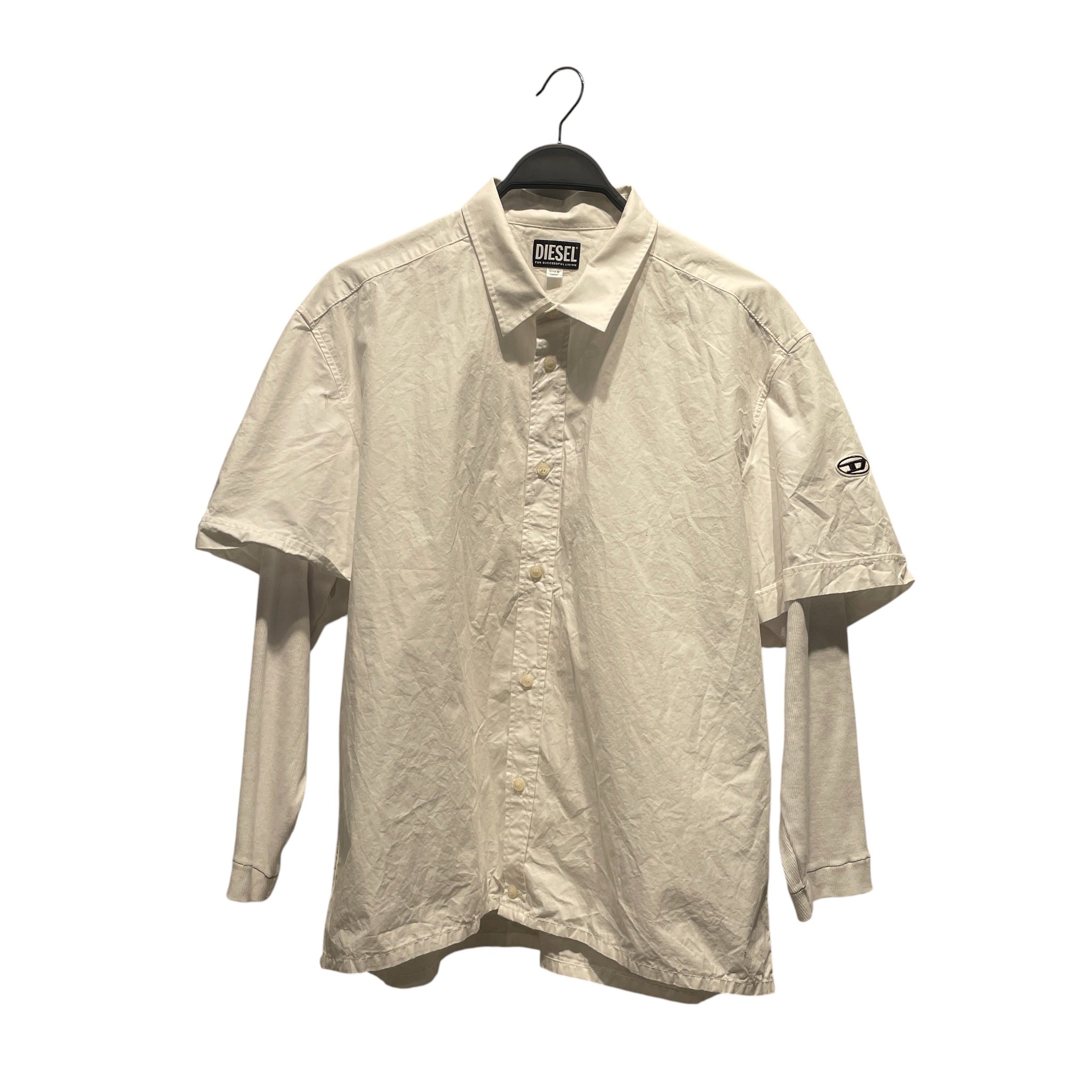DIESEL/LS Shirt/XL/Cotton/WHT/ view 1