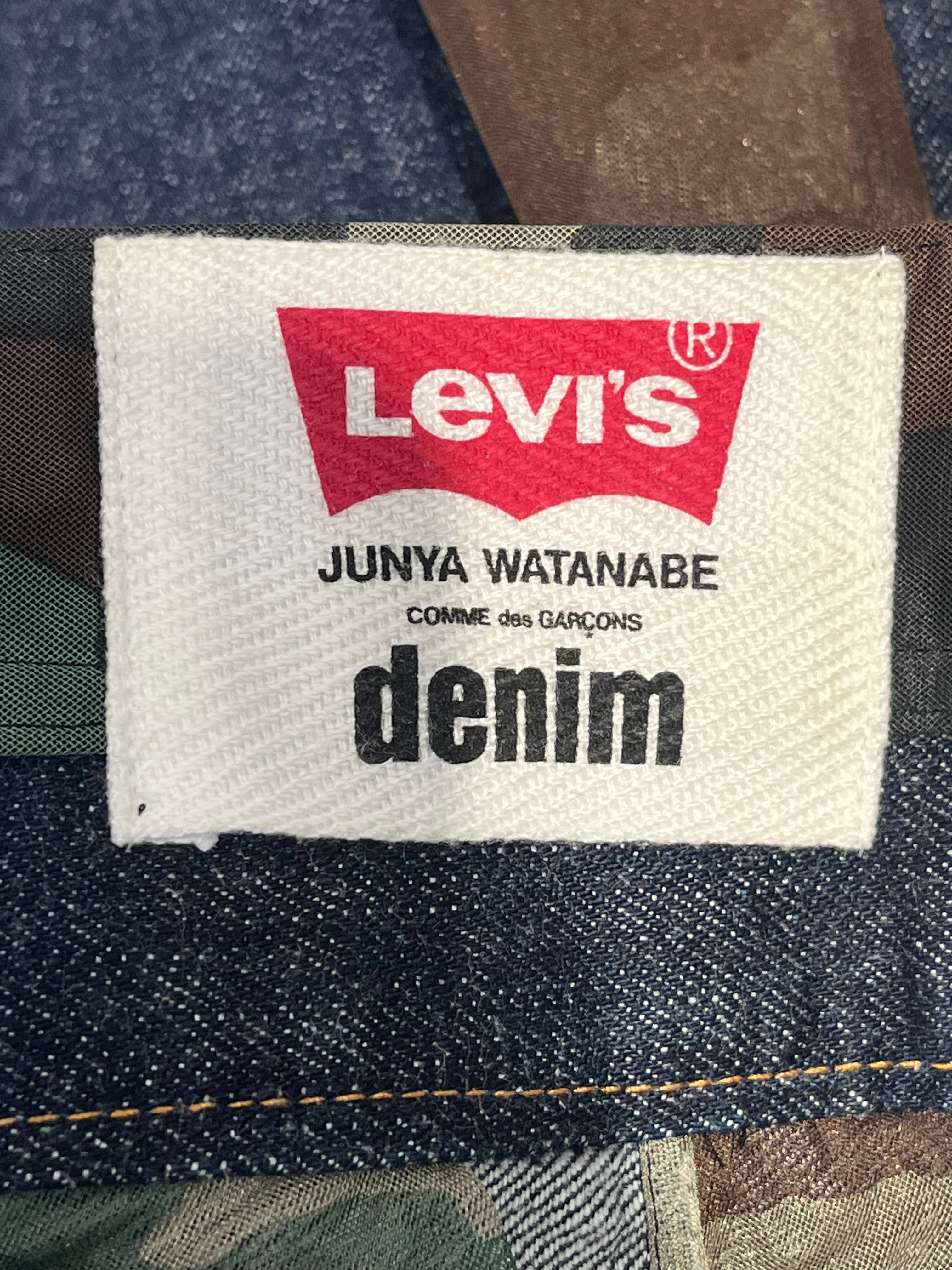 JUNYA WATANABE COMME des GARCONS/Levi's/Skirt/M/Camouflage/Cotton/MLT/DENIM SHEER CAM PLEATED 2021 view 3