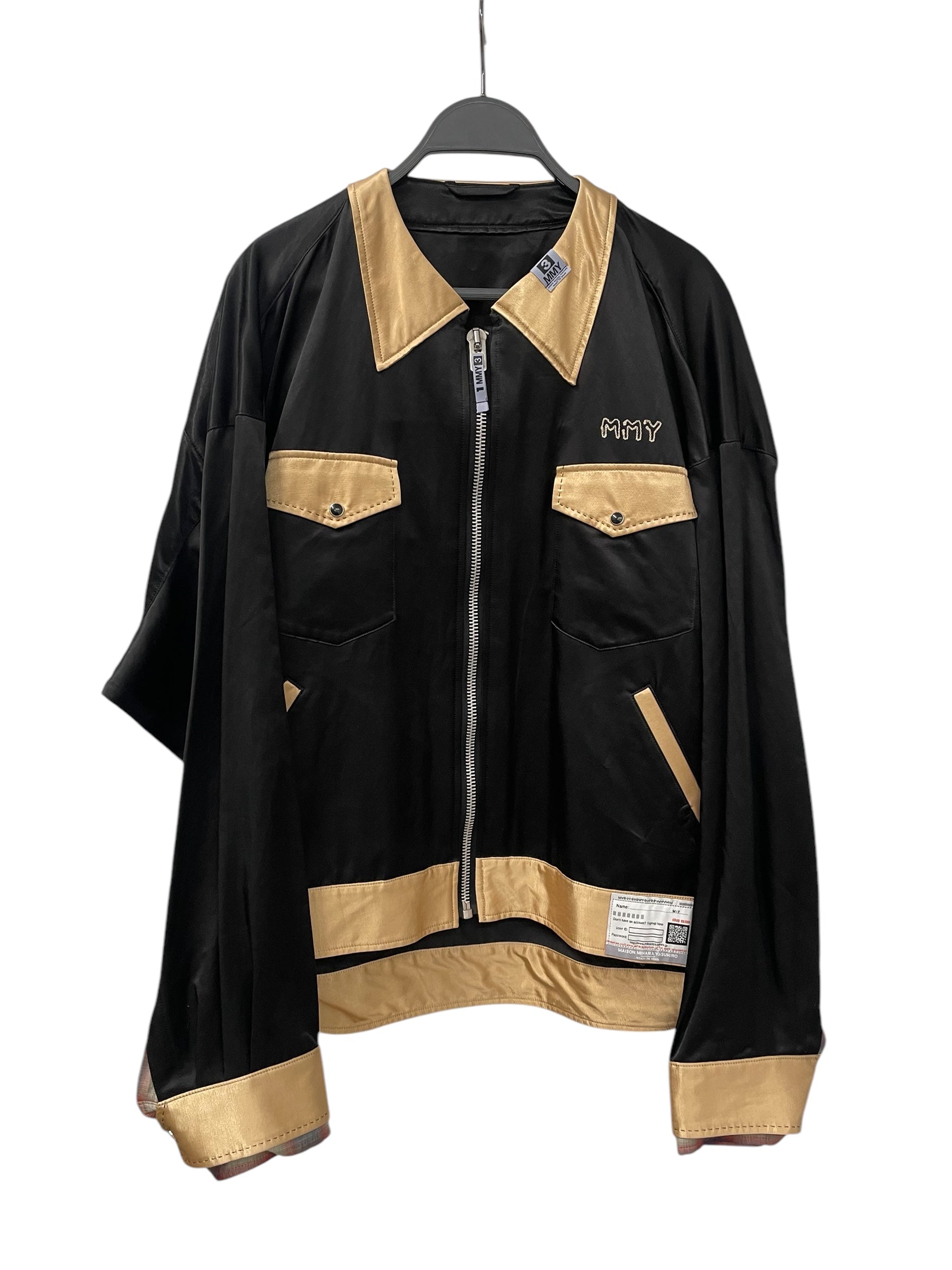 MIHARA YASUHIRO/JACKET/44/Polyester/BLACK/Plain/SUPERFICIAL YOU/ view 1