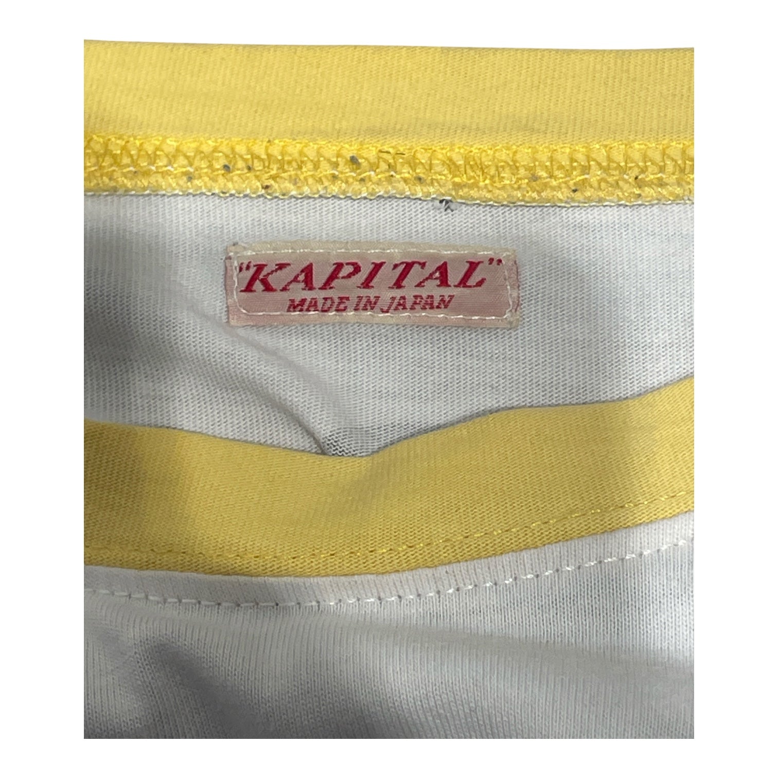 KAPITAL/T-Shirt/2/Cotton/WHT/SMILE JERSEY view 3