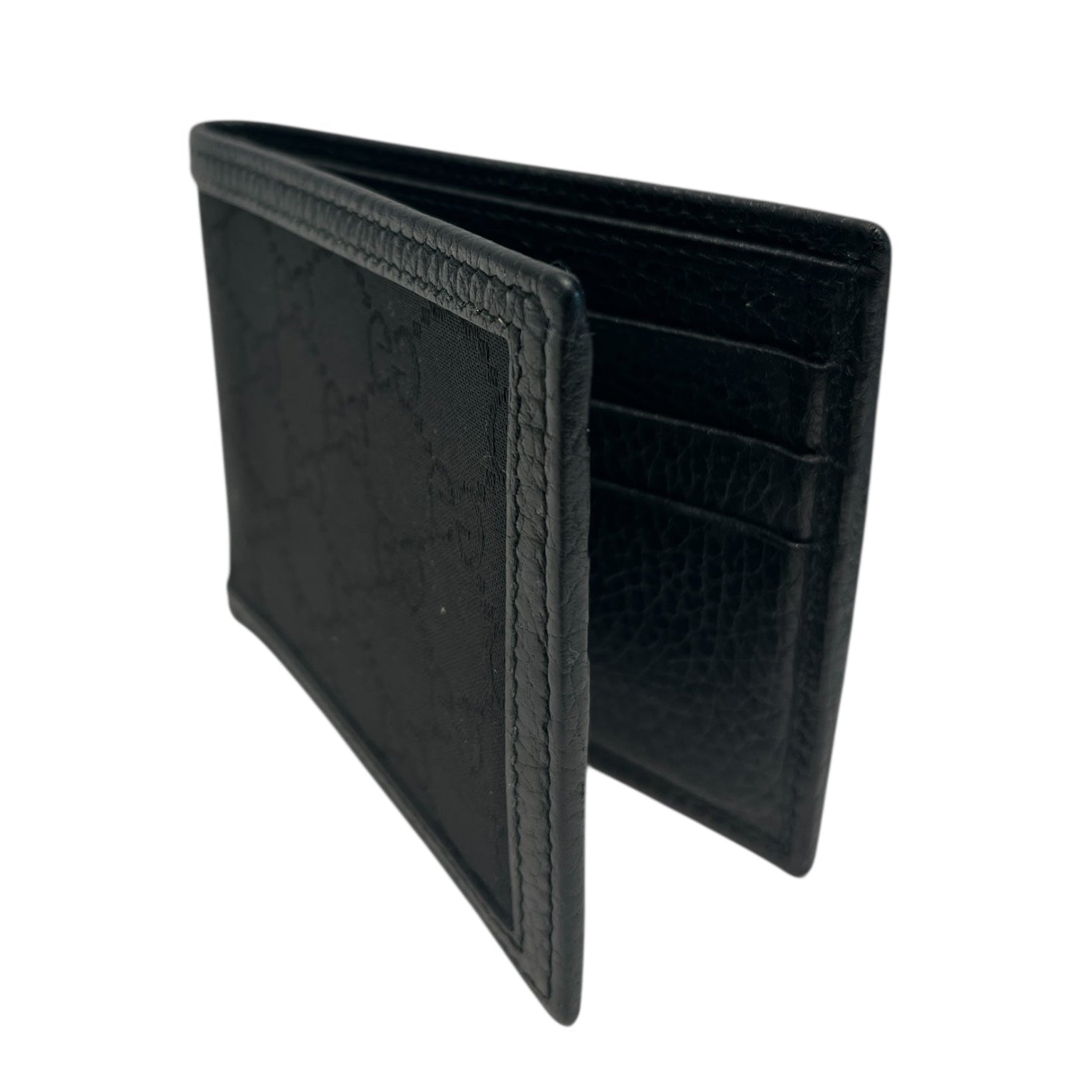 GUCCI/Wallet/Monogram/BLK/ view 2