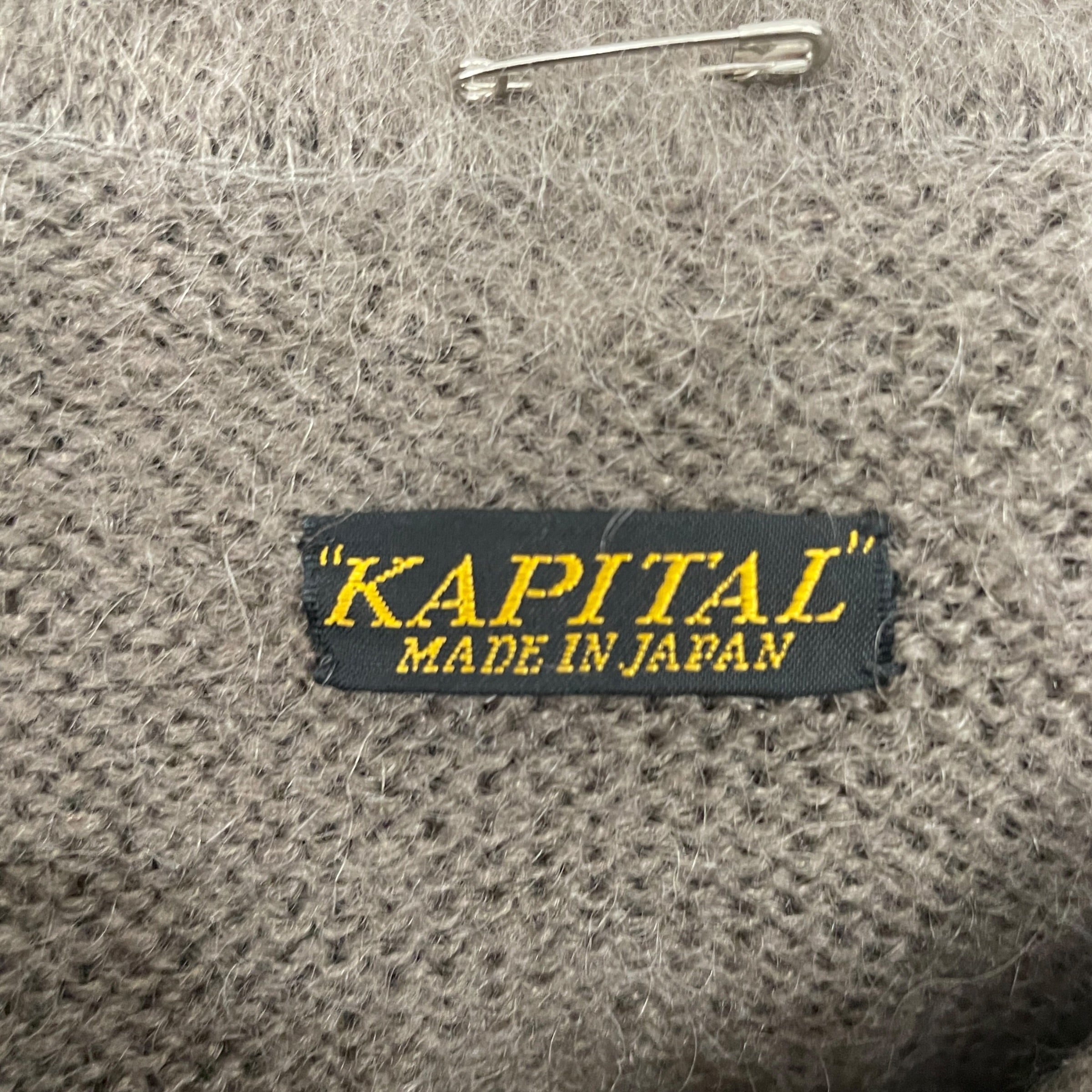 KAPITAL/LS Shirt/3/BRW/Stripe/FW25 MOHAIR BOARD SHIRT view 3