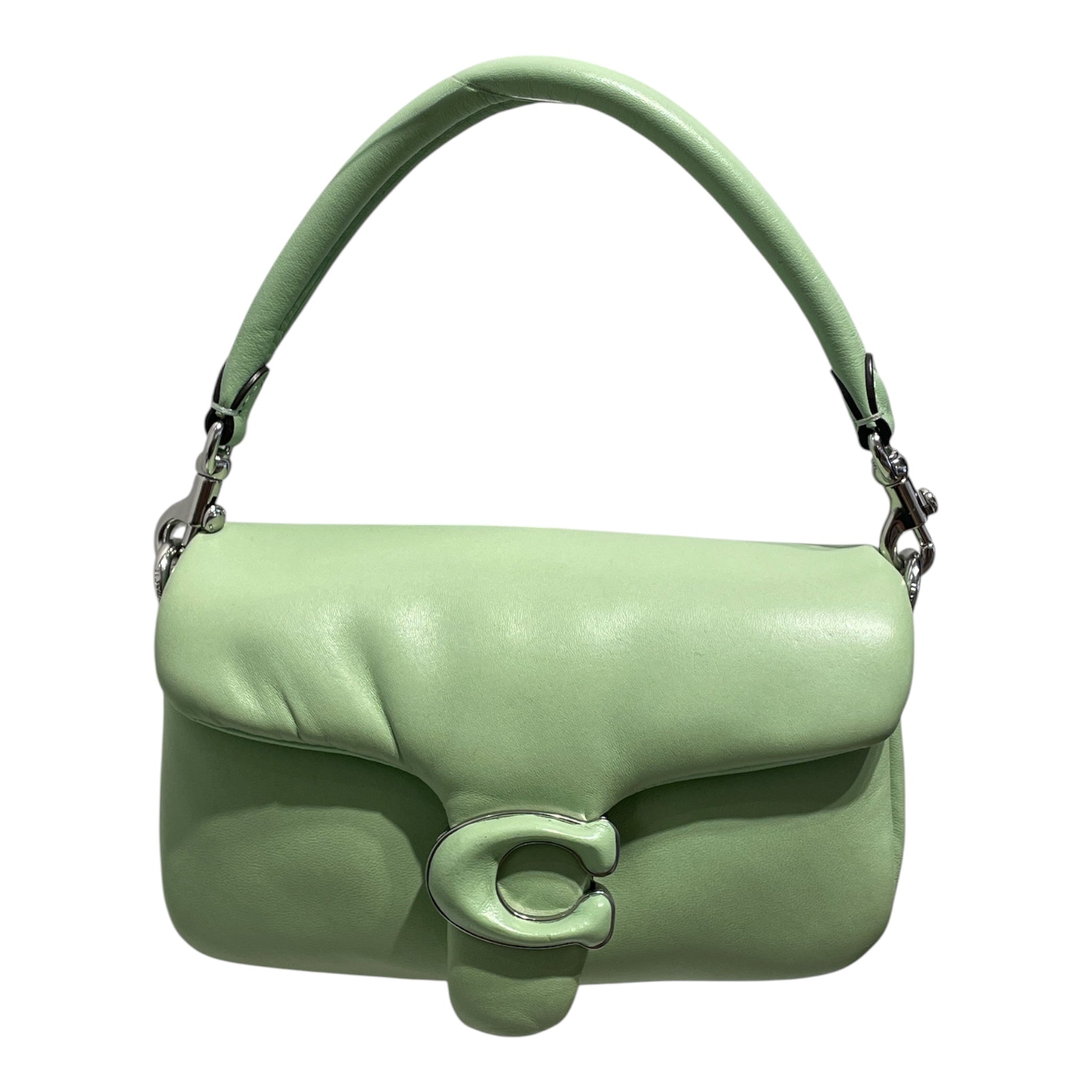COACH/Cross Body Bag/Leather/GRN/pillow tabby bag view 1