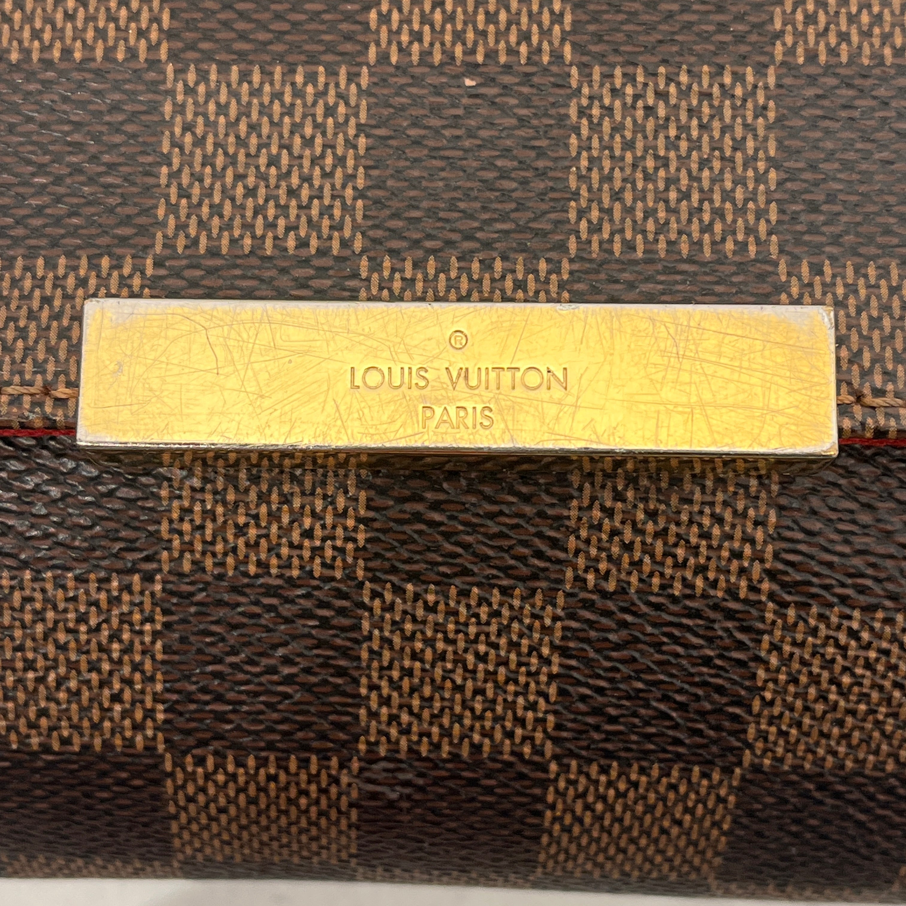 LOUIS VUITTON/Hand Bag/Leather/BRW/DAMIER EBENE MM view 4